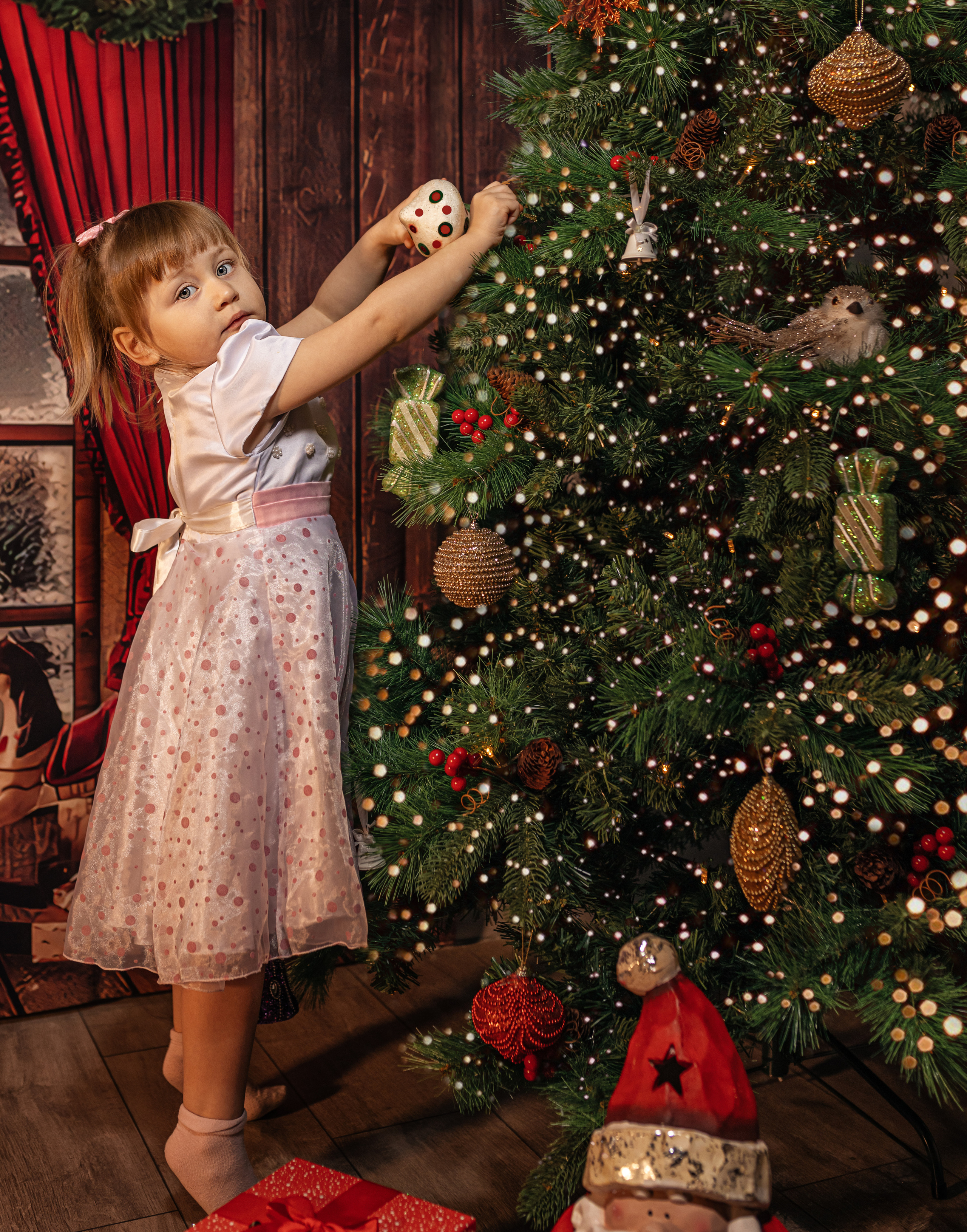 Weihnachts Fotoshooting für Kinder und Familien