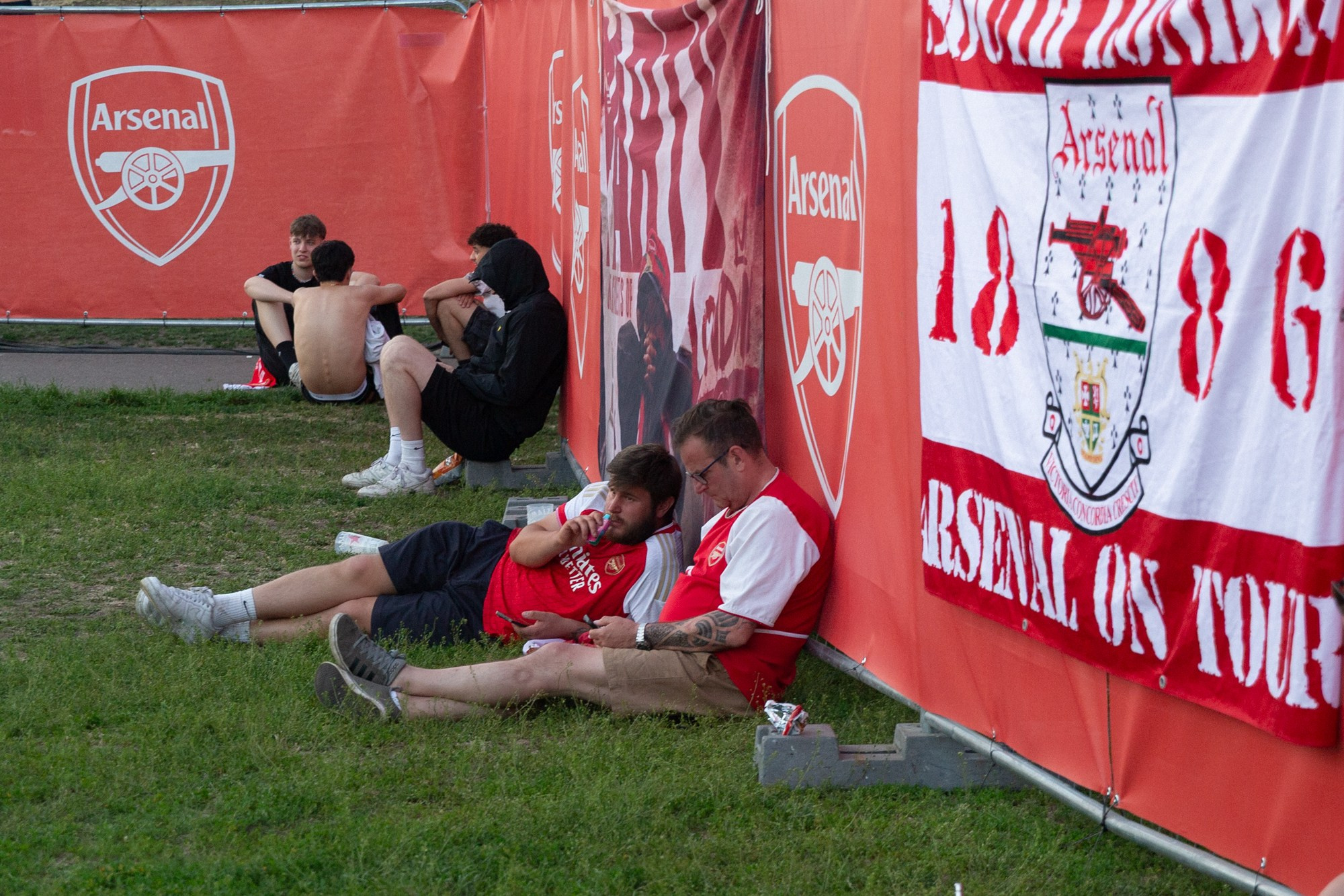 UEFA Champions League Final. Arsenal vs PSG. Budapest 2026. Arsenal Fan Zone. Photographer in Budapest — Yura Knyazev