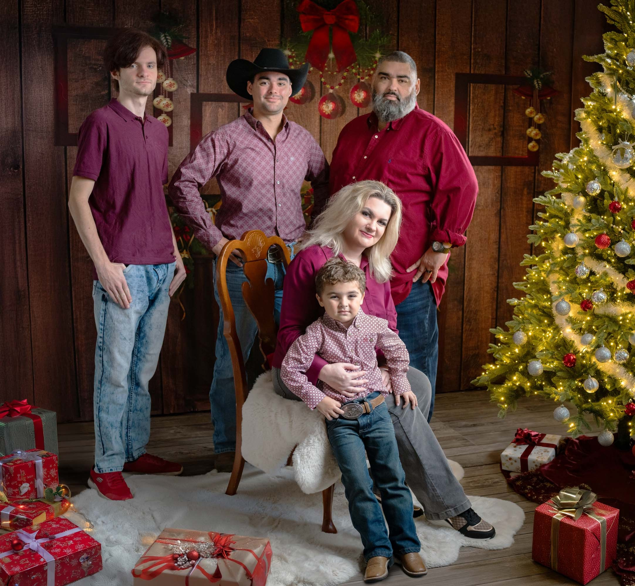 Christmas photoshoots in Houston. Photographer Irina Kozhemyakina. Houston