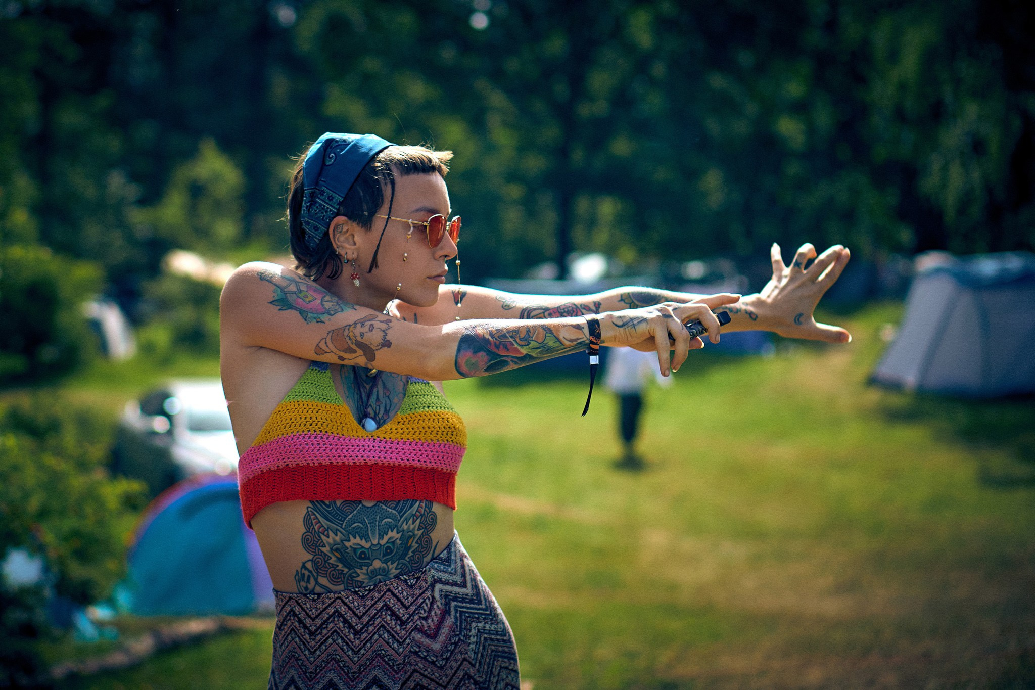 Portrety Ludzi, zrobione na Festiwalach Świadomościowych i Muzycznych: Dharma, ZIELONE KRĘGI, Wibracje, FRUŃ, Organic, Turkusowa Wyspa. Andriej Szypilow - Fotografia & Wideografia