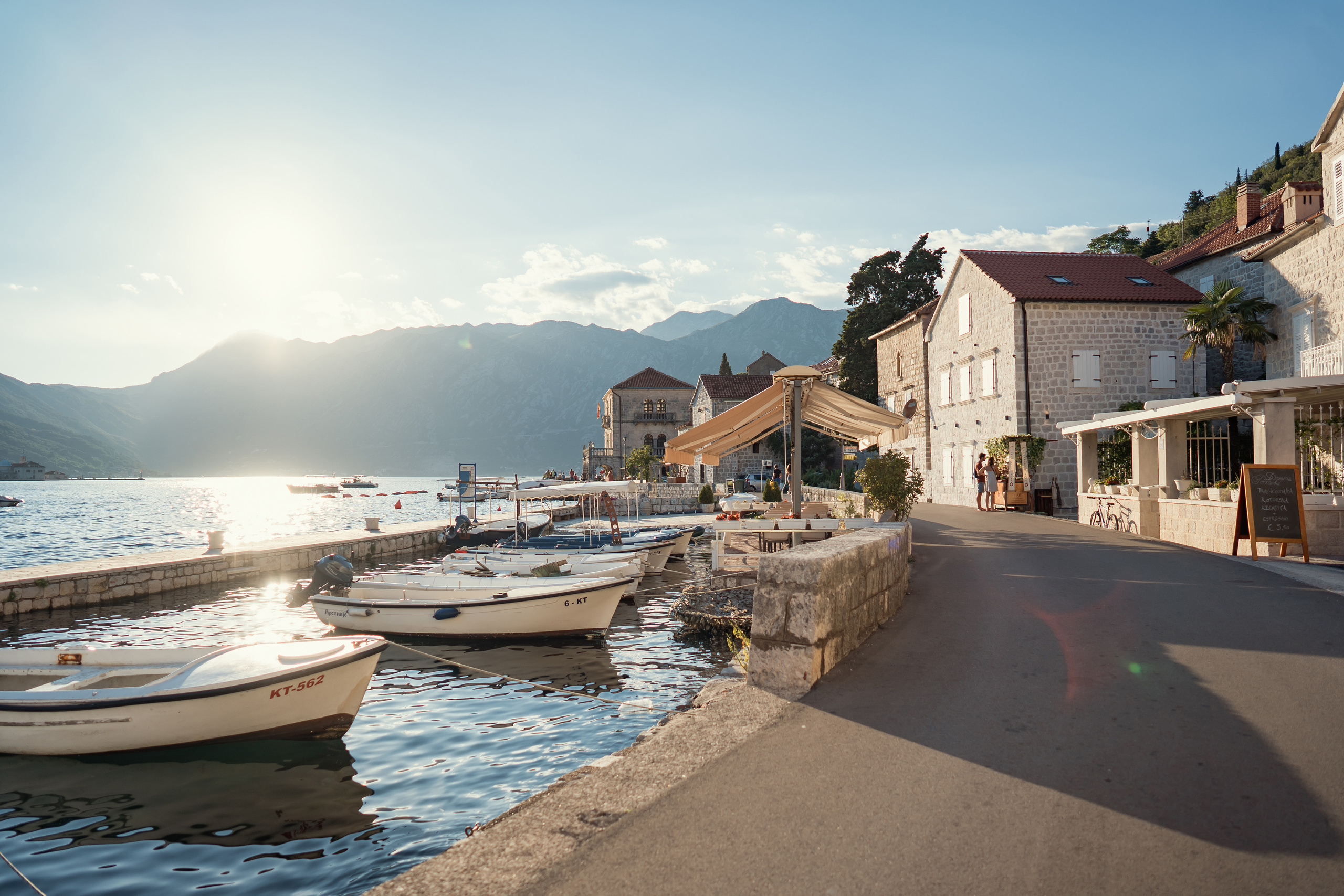 Photographer in Perast Montenegro