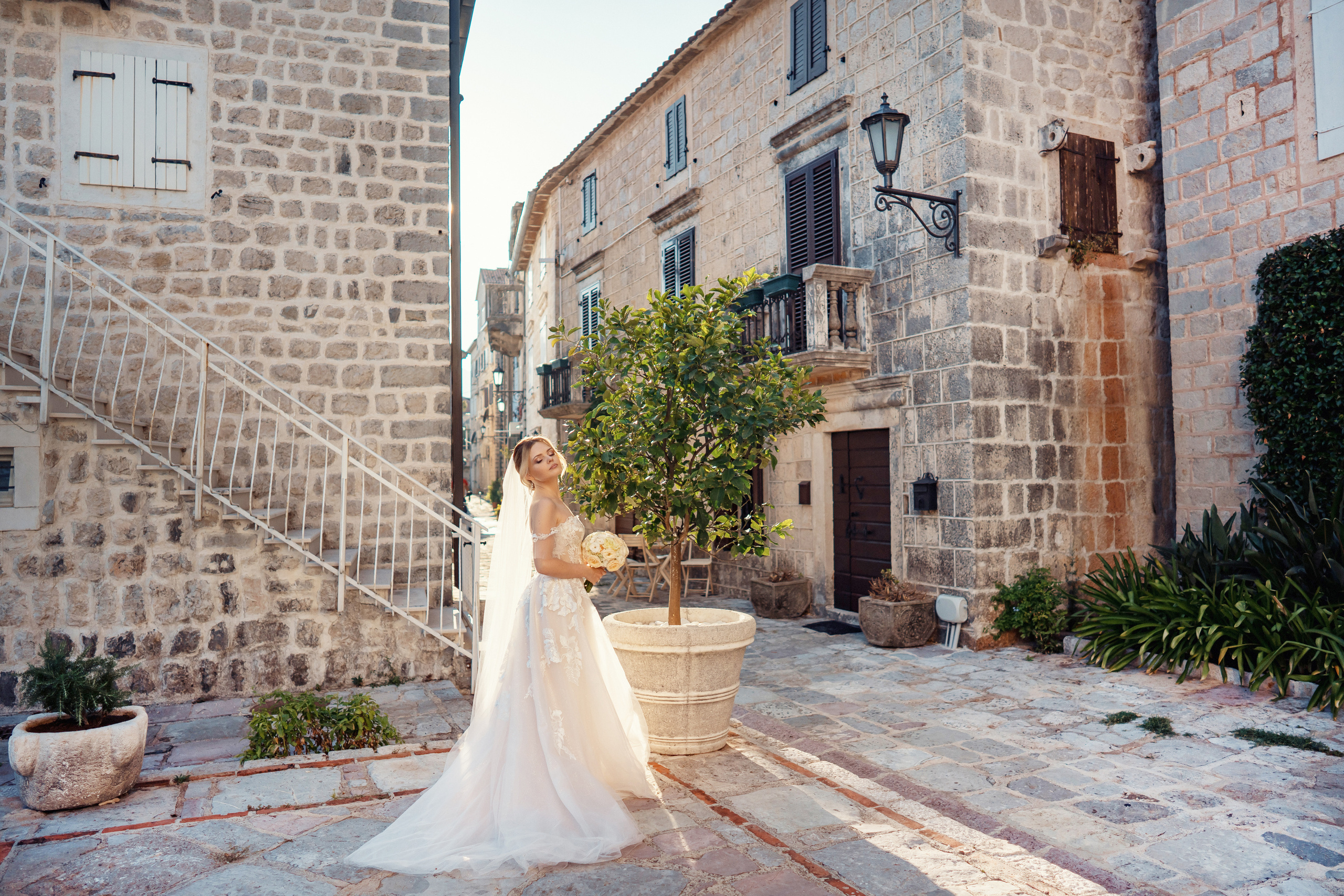 Photographer in Perast Montenegro