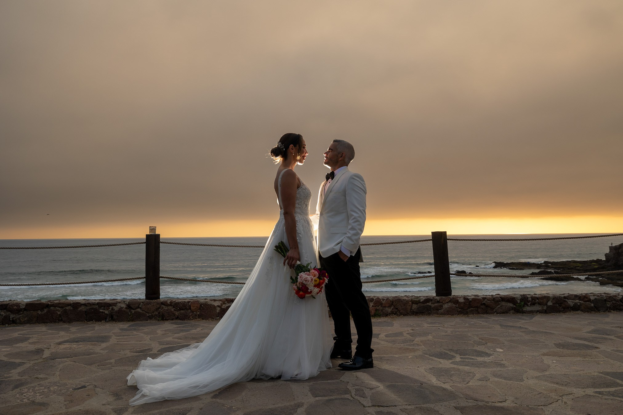 Castillos del Mar Rosarito Boda Michell y Laurent. Estudio de fotografia en Tijuana
