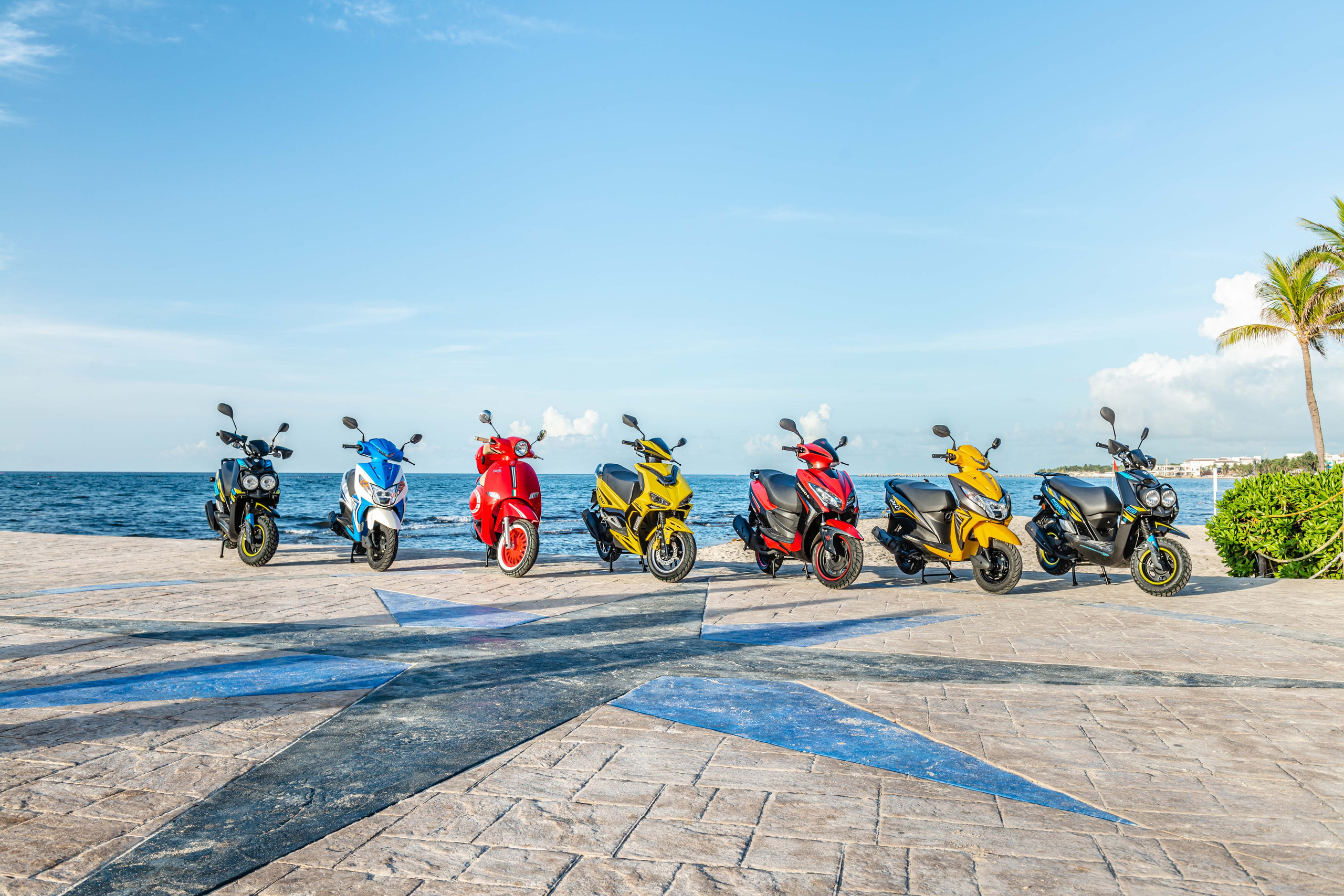 Scooter Photography for Rental Website in Mexico. PHOTOGRAPHER QUINTANA ROO