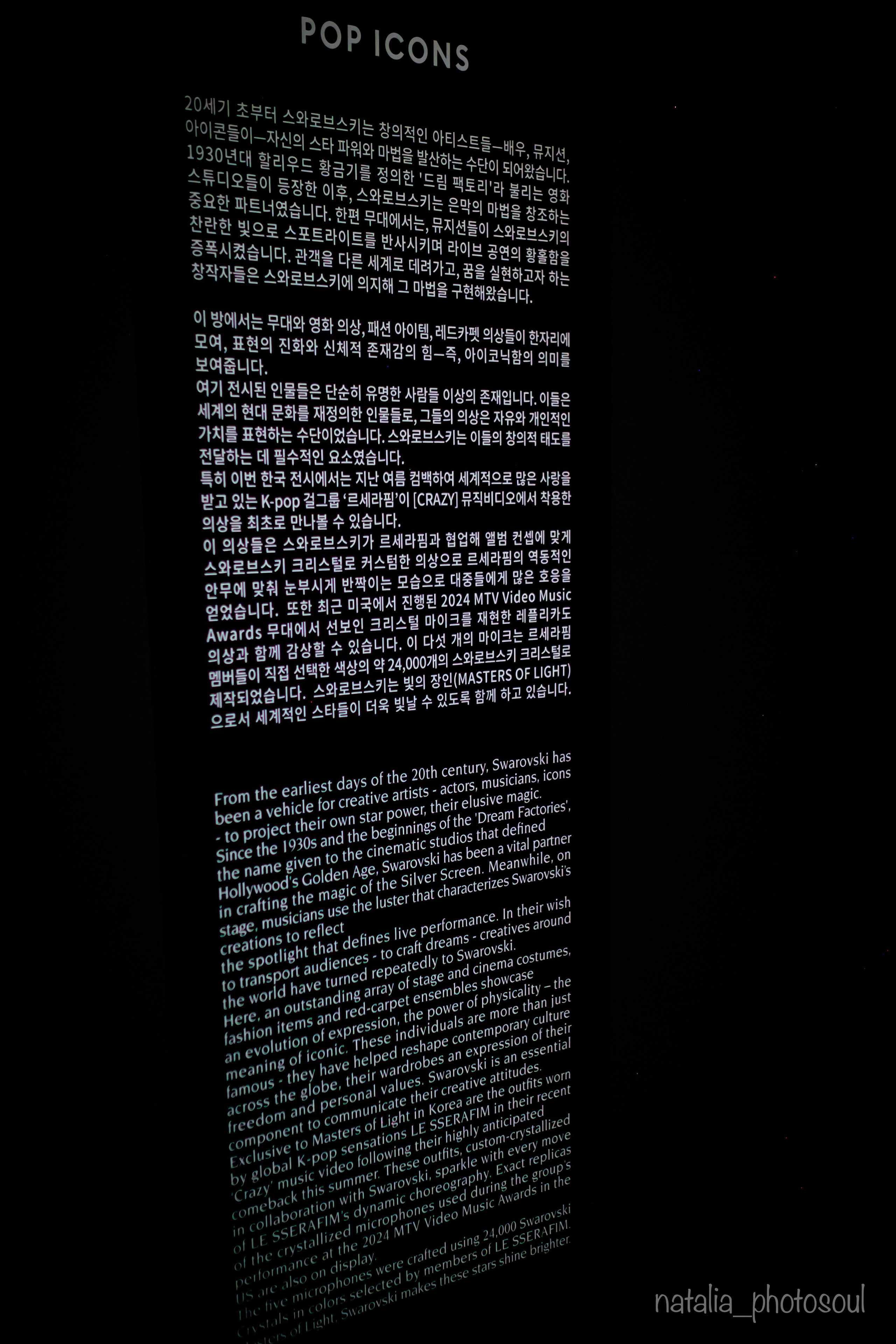 SWAROVSKI MASTERS OF LIGHT FROM VIENNA TO SEOUL. Photographer in Seoul Dobrokvashina Natalya