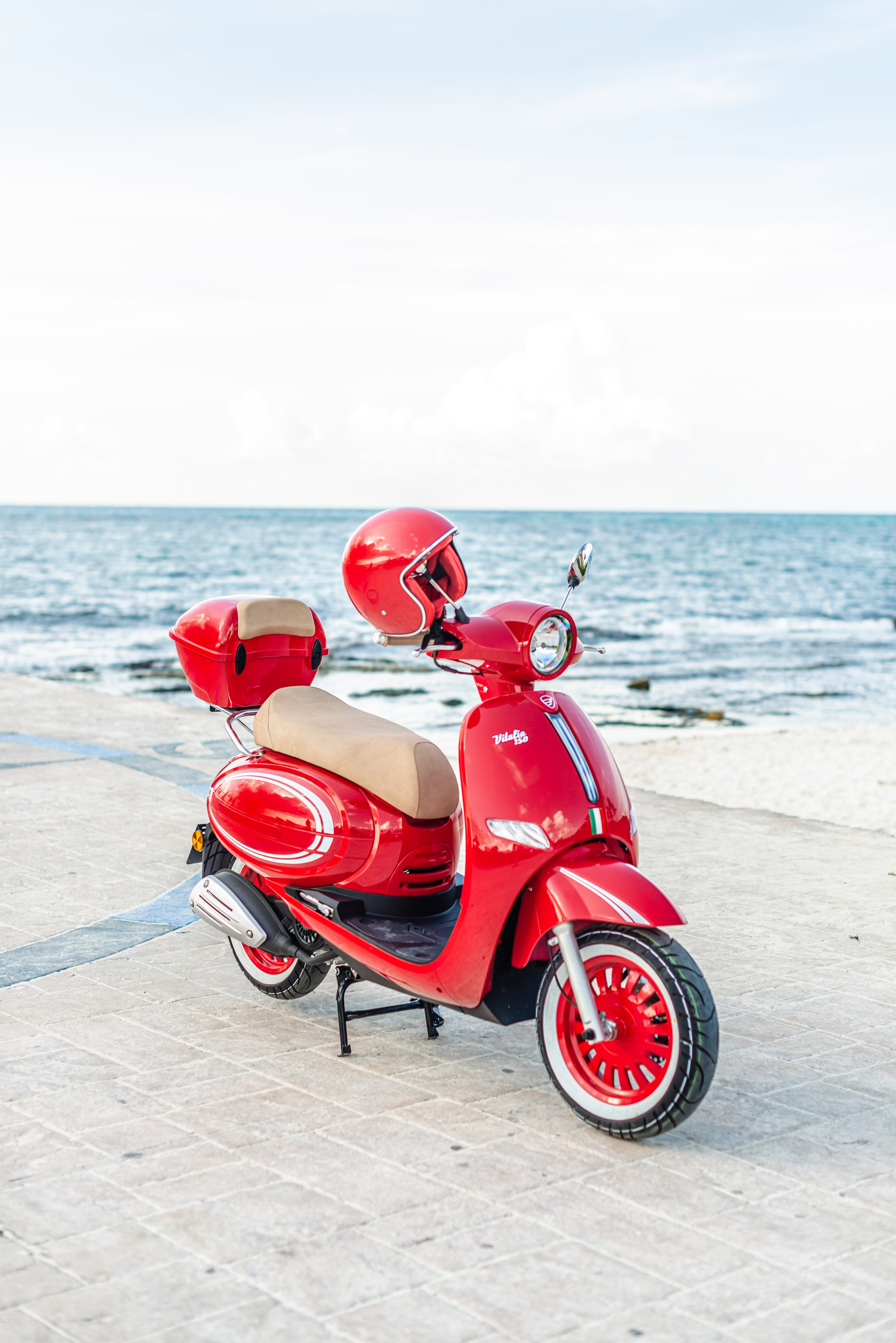 Scooter Photography for Rental Website in Mexico. PHOTOGRAPHER QUINTANA ROO