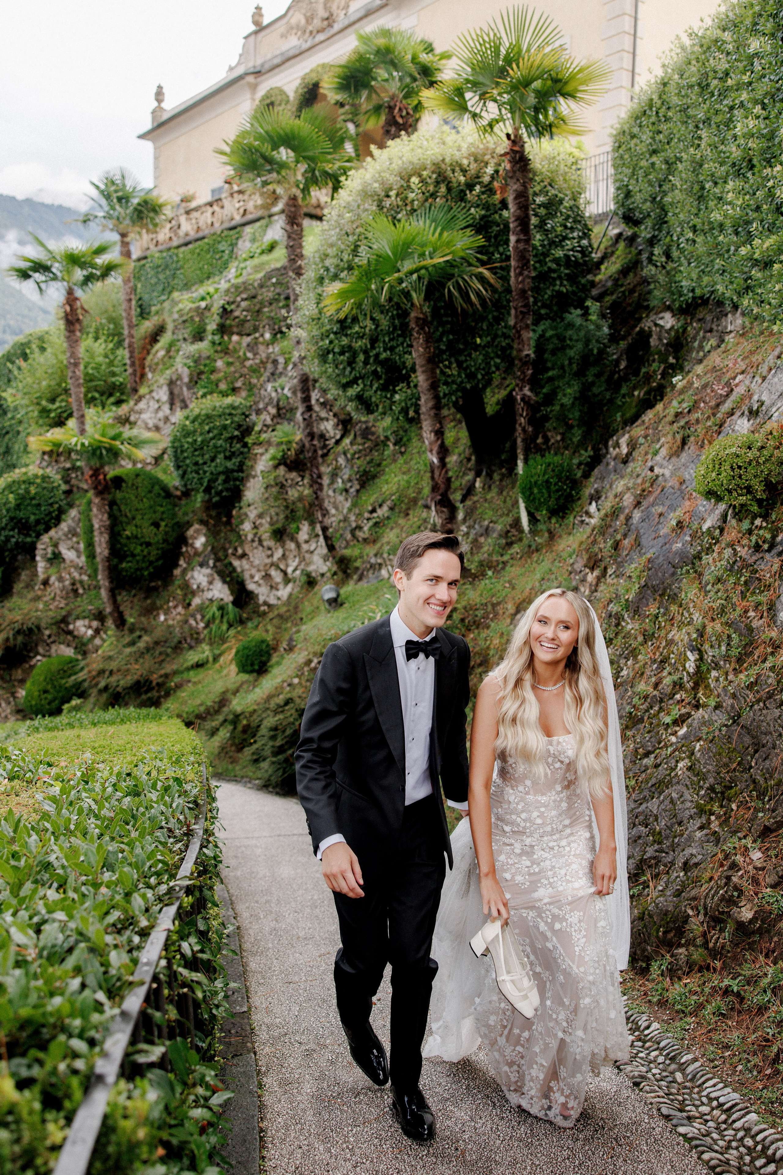 A Timeless & Chic Wedding at Villa Balbianello and Grand Hotel Tremezzo, Lake Como. Wedding and Family Photographer Switzerland and Italy. Valeria Diaz