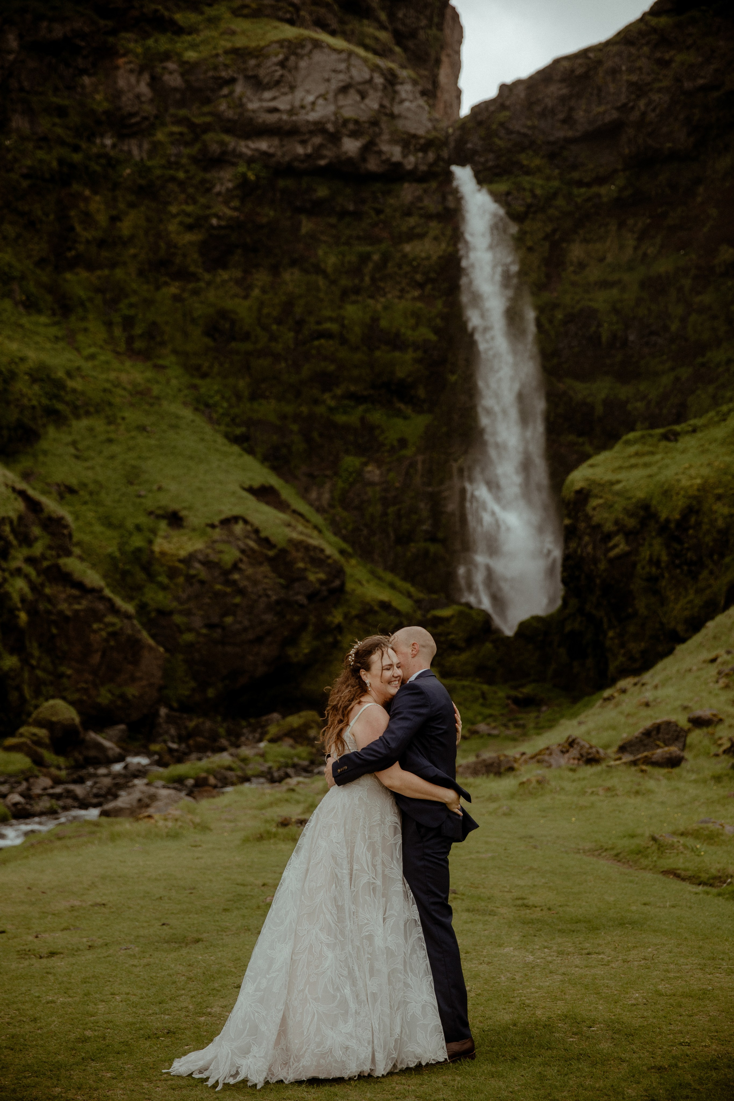 Iceland Elopement at Black Sand Beach. Iceland elopement photographer & videographer
