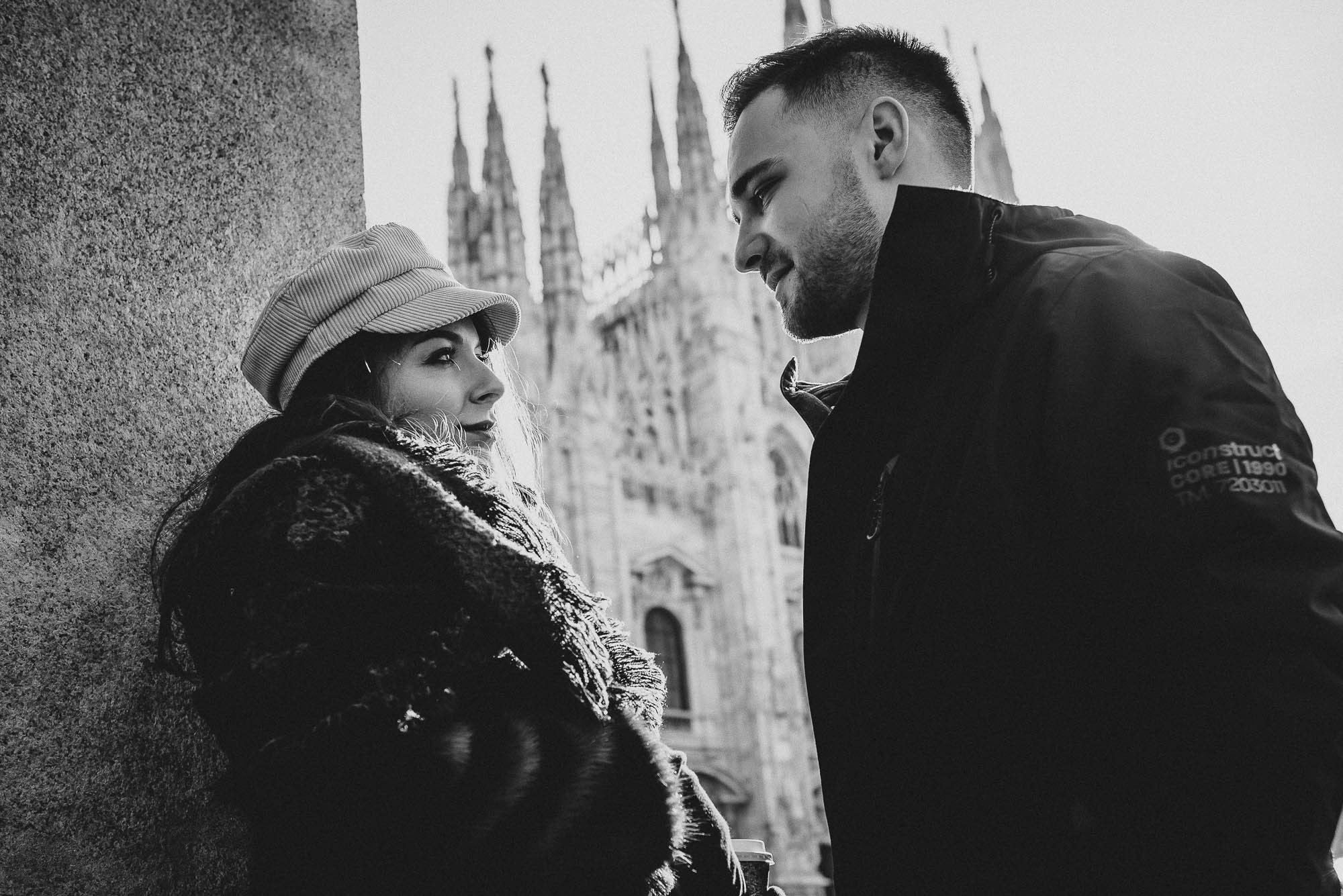 L+V|Lovestory photo walk in Milan