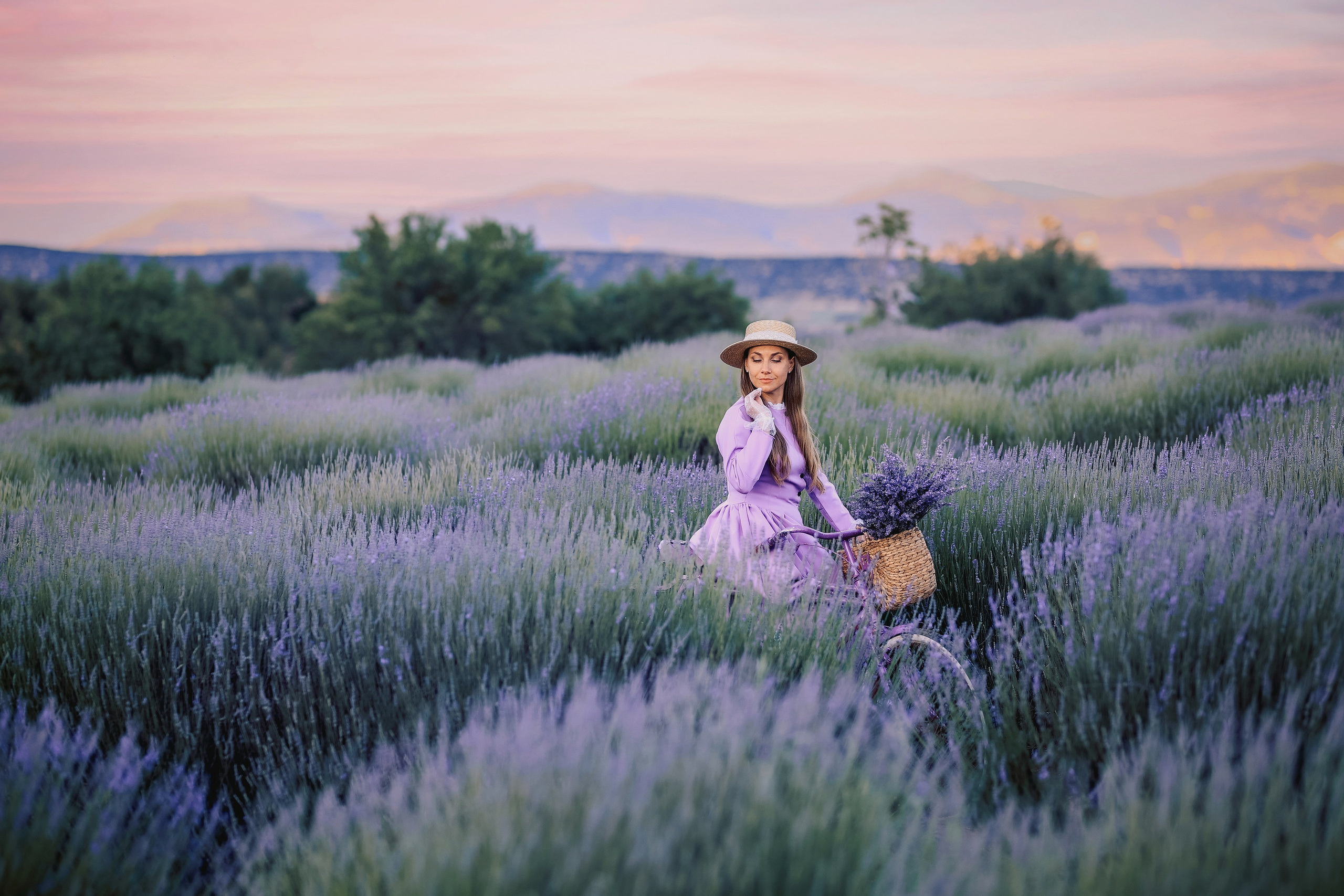 Lavender fields in Turkey. Photographer in Turkey, Antalya, Kemer, Belek, Side, Kas, Fethiye