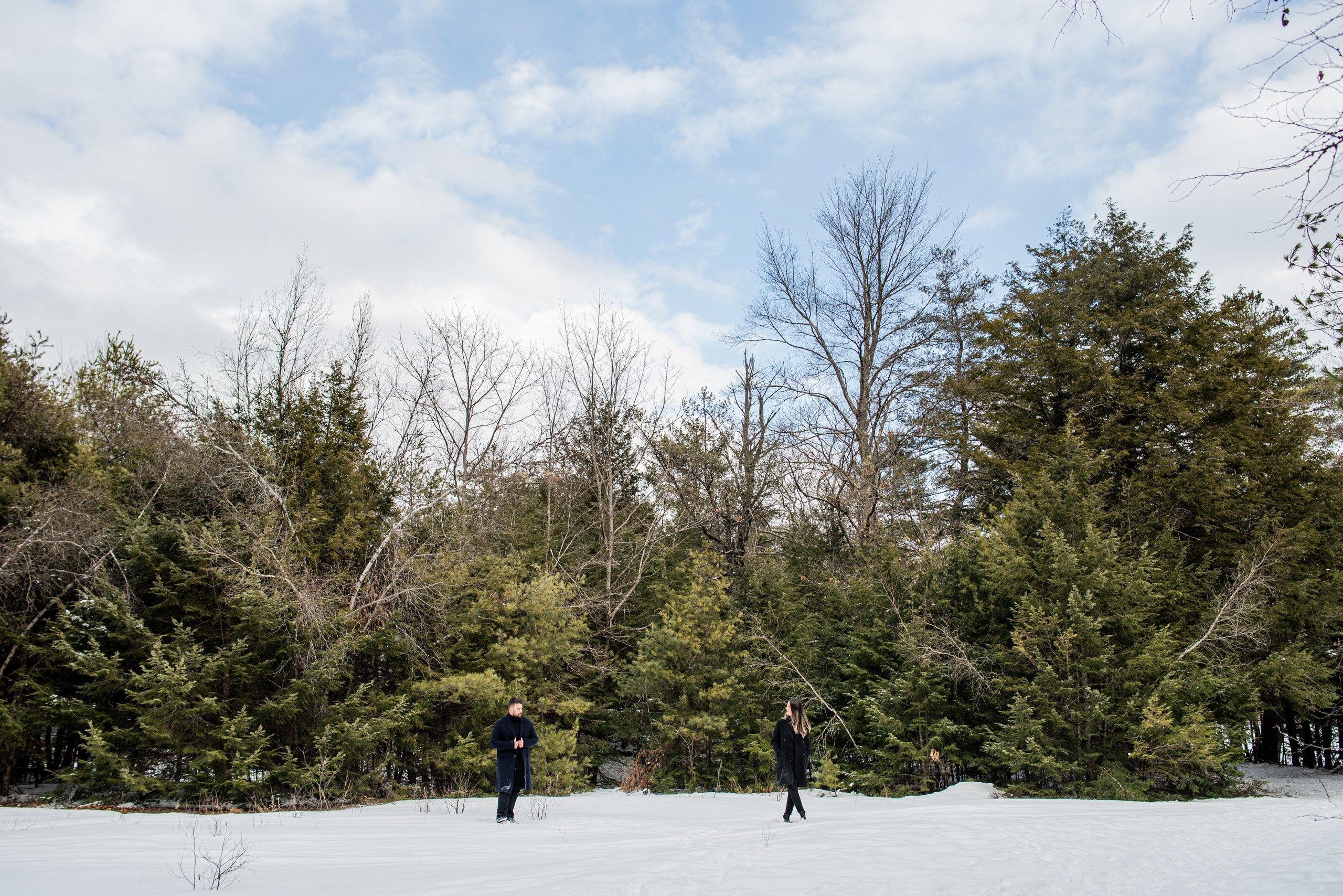A Love Story in the Snow: Photo Shoot and Surprise Proposal. Wedding photographer in Orlando, Boston & New York Anderson Marques