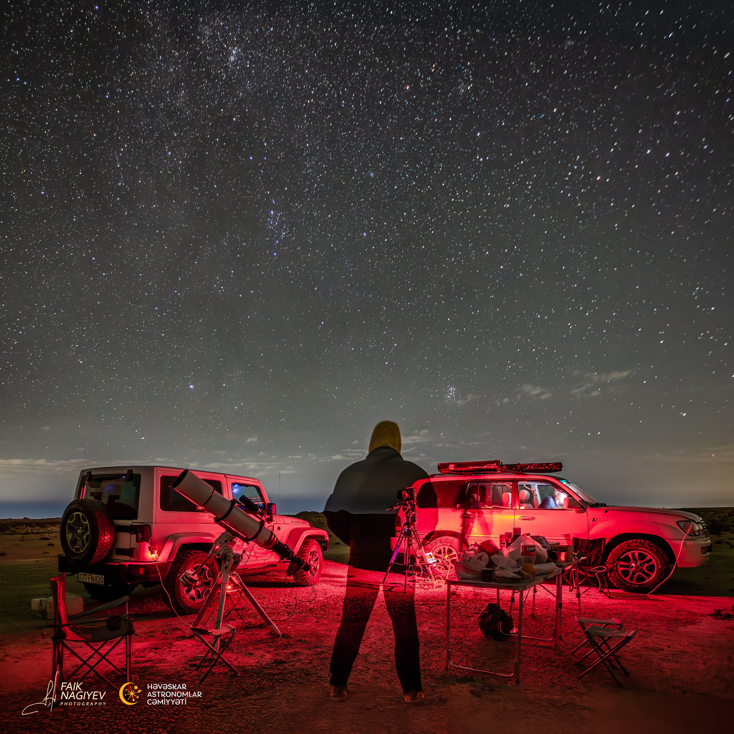 Astrokamp — Xızı, Dübrar. 2200m. Həvəskar Astronomlar Cəmiyyəti — Astronomy.az