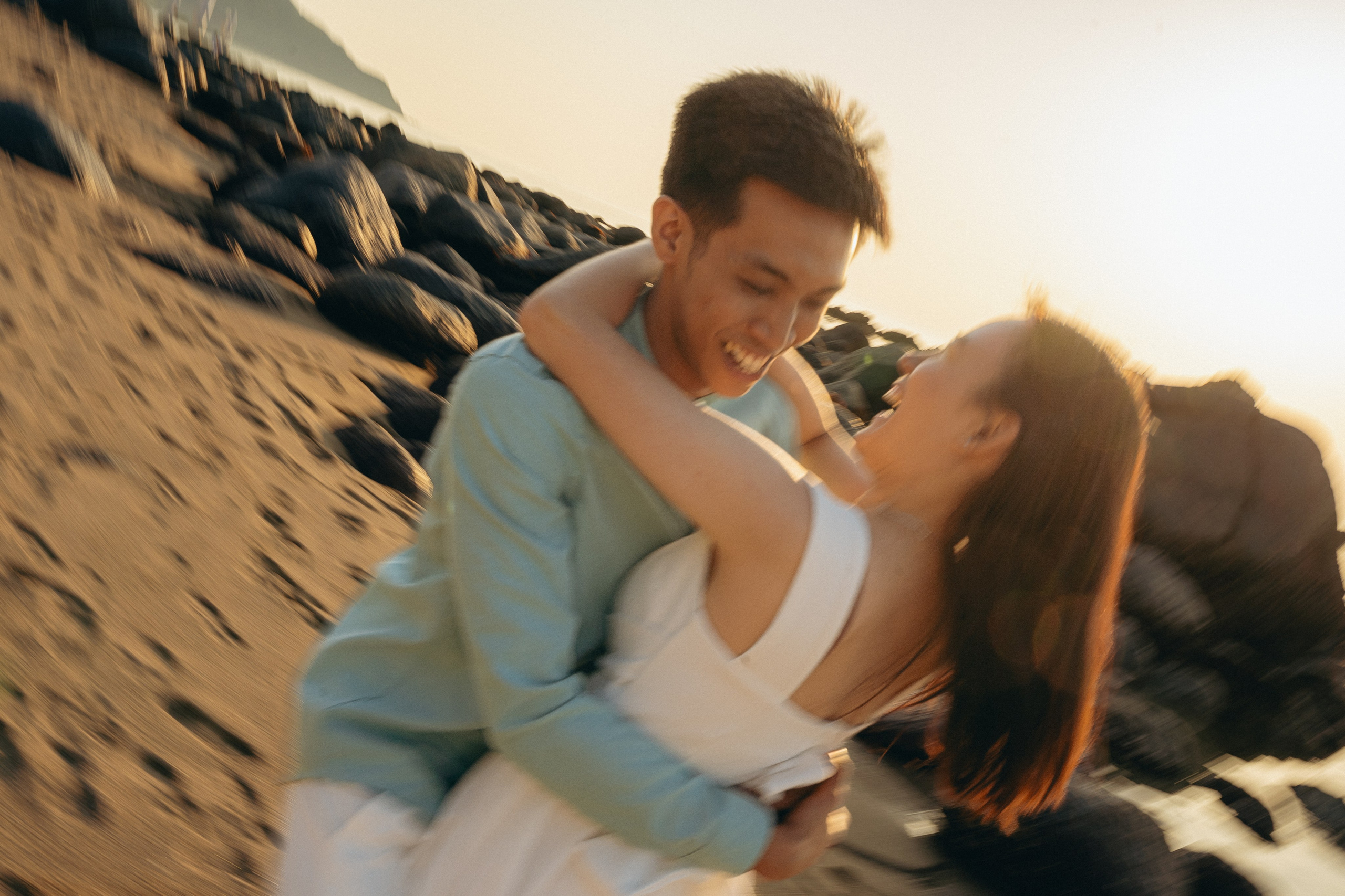 Fukuoka Couple Photoshoot: Roses, Totoro Forest & Sunset Love Story