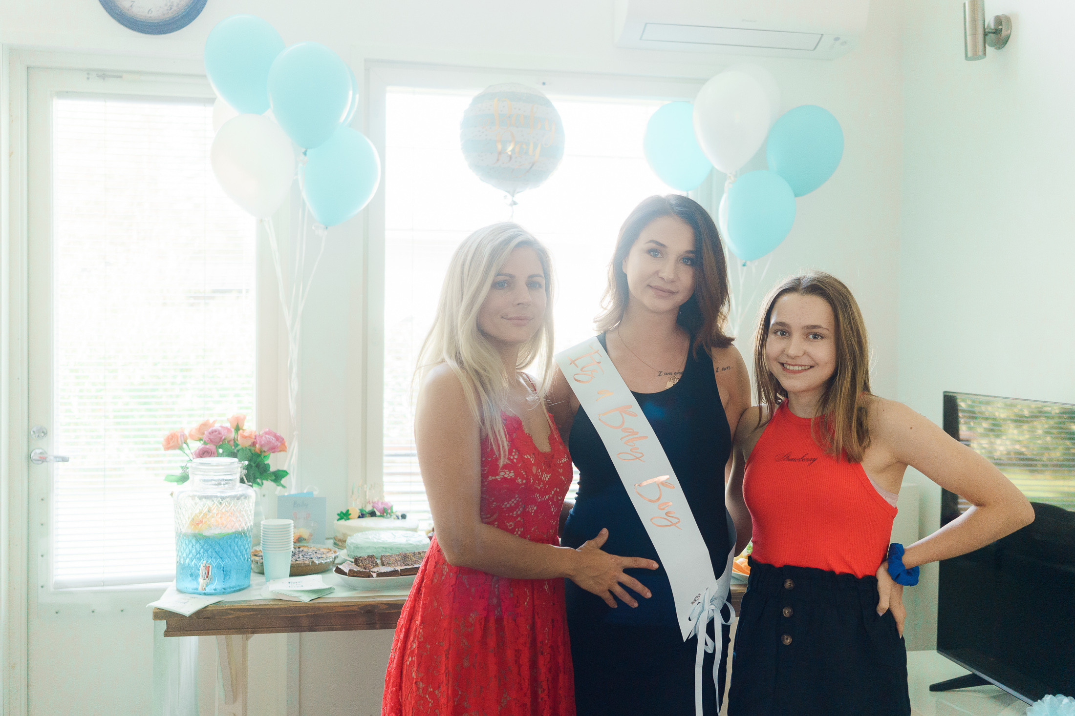 Babyshower kuvaus Nummelassa