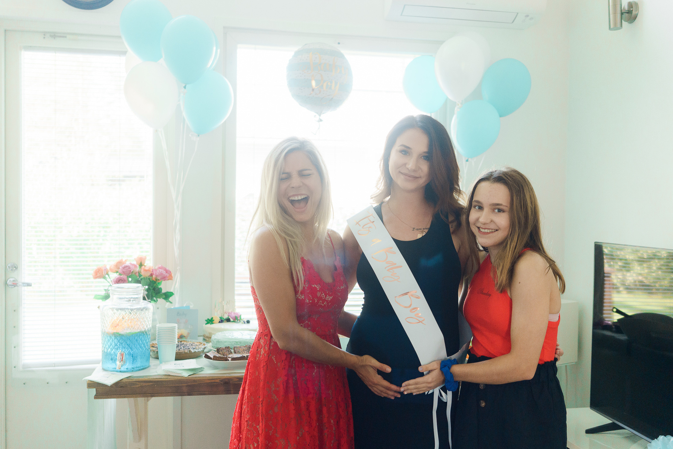Babyshower kuvaus Nummelassa
