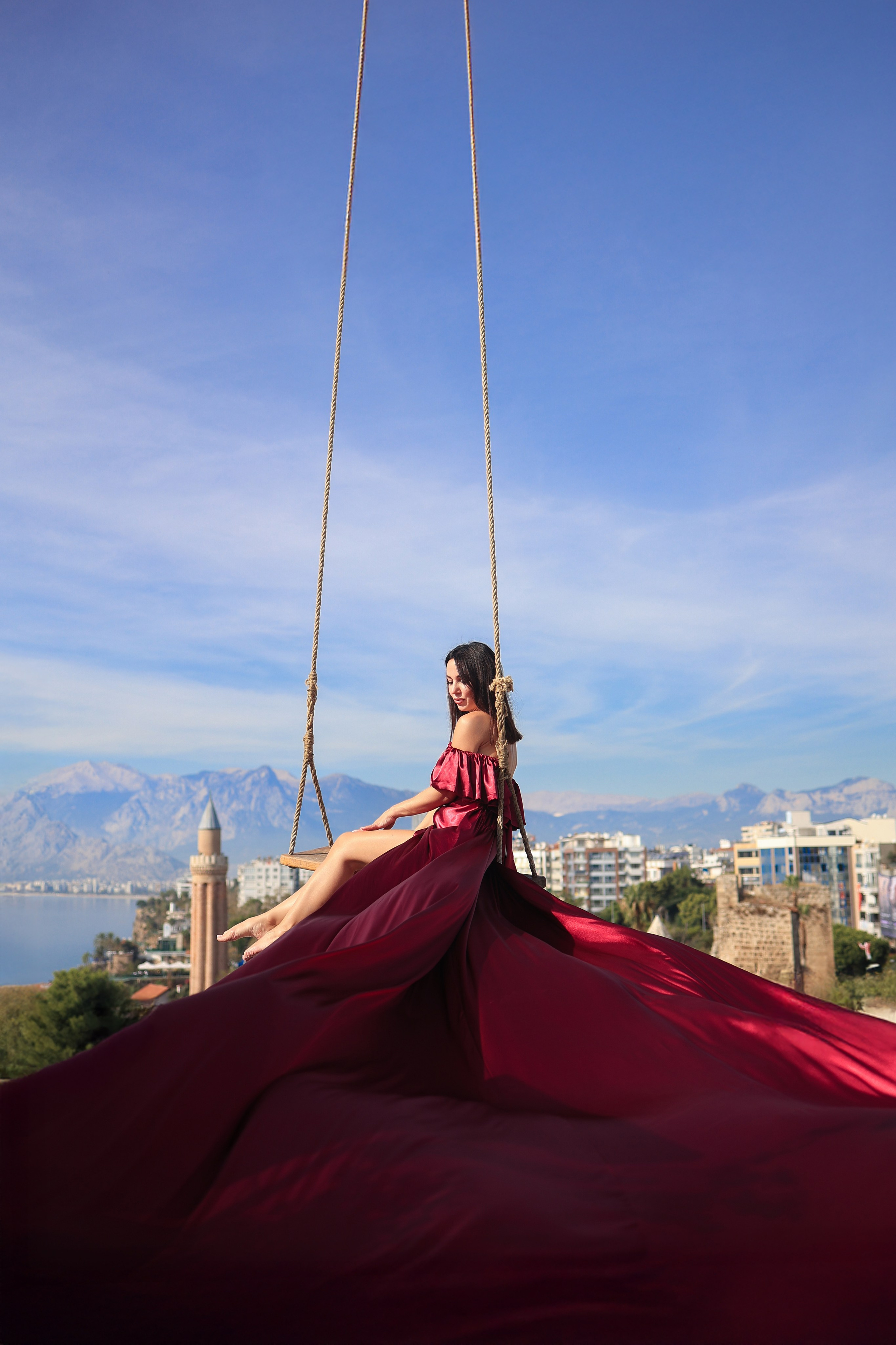 Фотосессия на крыше в Анталии