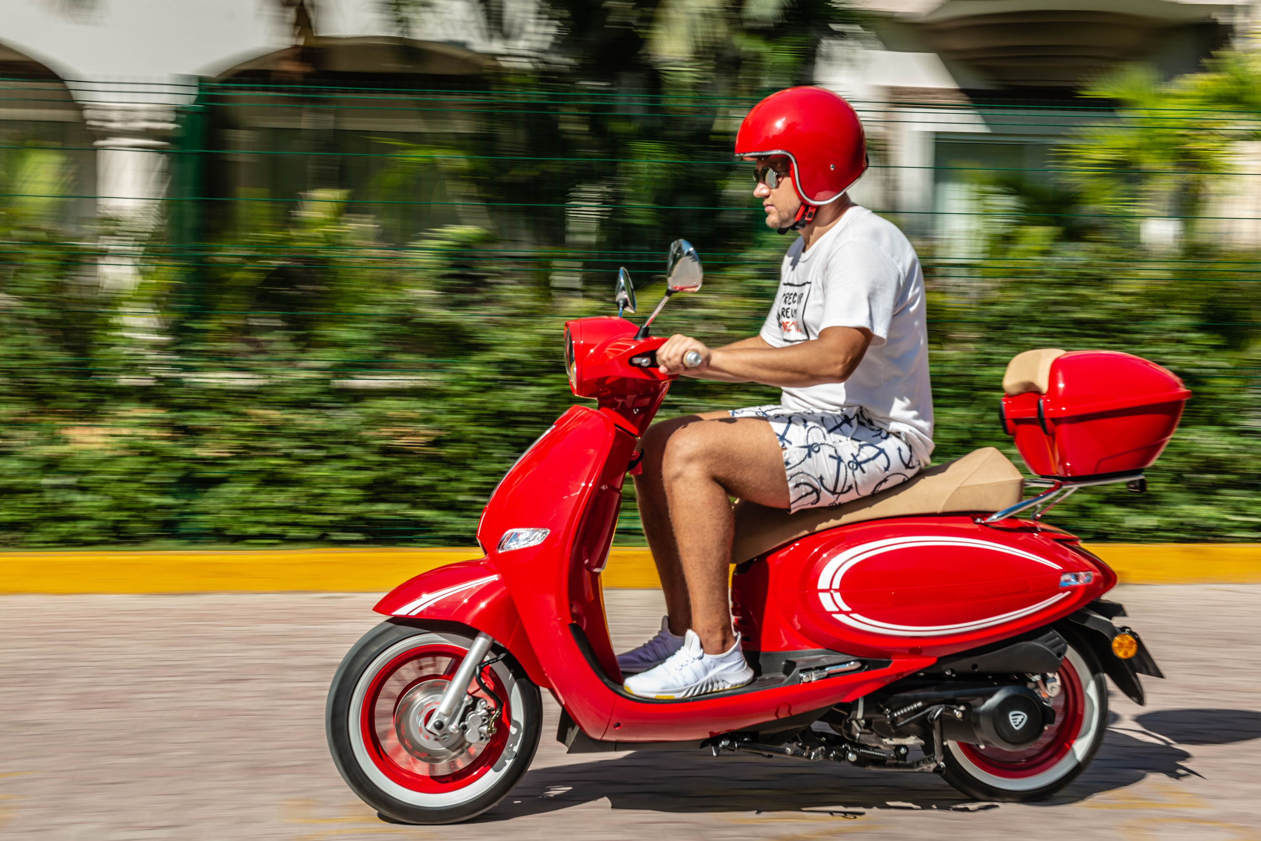 Scooter Photography for Rental Website in Mexico. PHOTOGRAPHER QUINTANA ROO