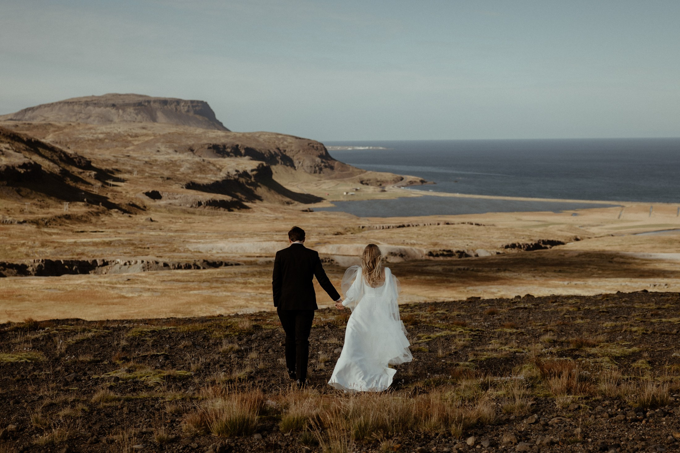 Iceland elopement at Budir Black Church | Snæfellsnes wedding by Iceland elopement photographer & videographer. Iceland elopement photographer & videographer