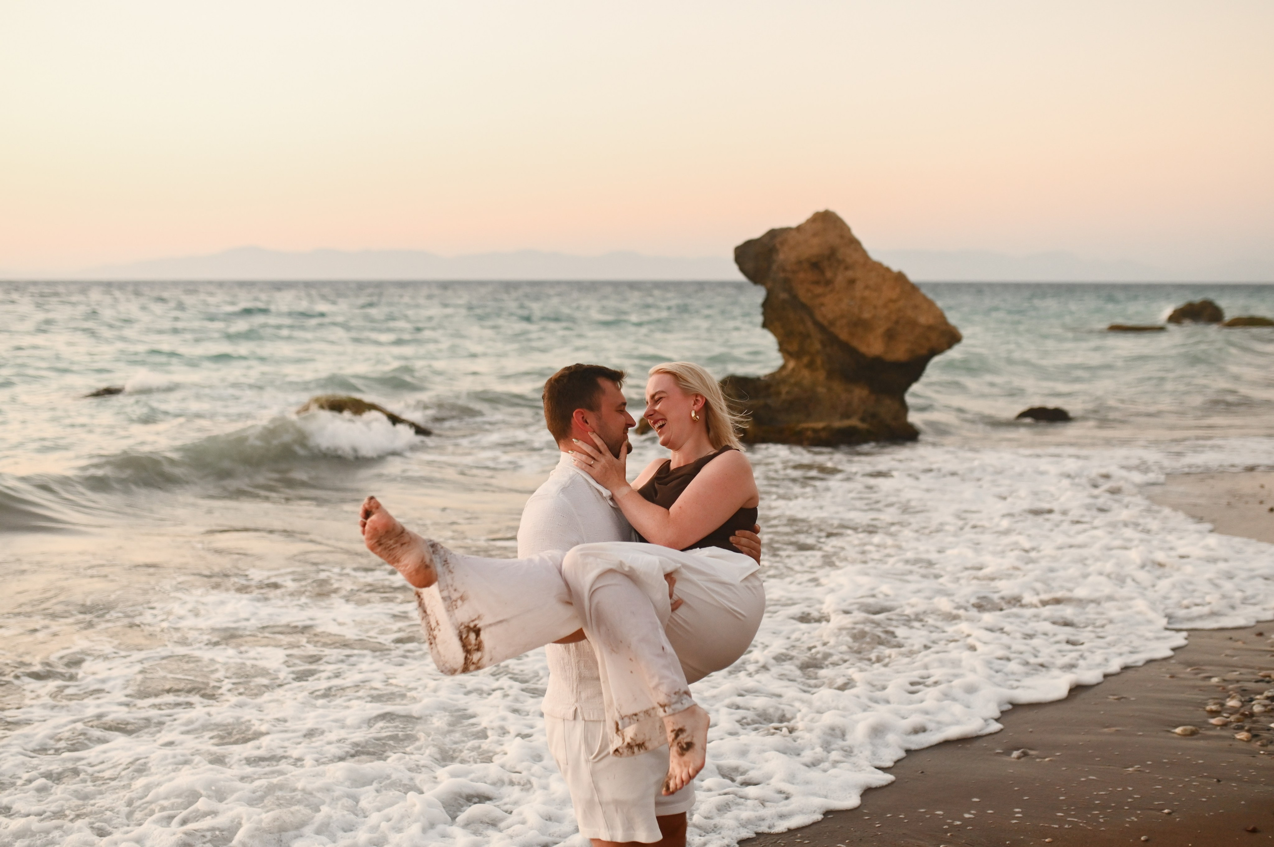 Engagement photoshoot Rhodes. Photographer in Rhodes Island