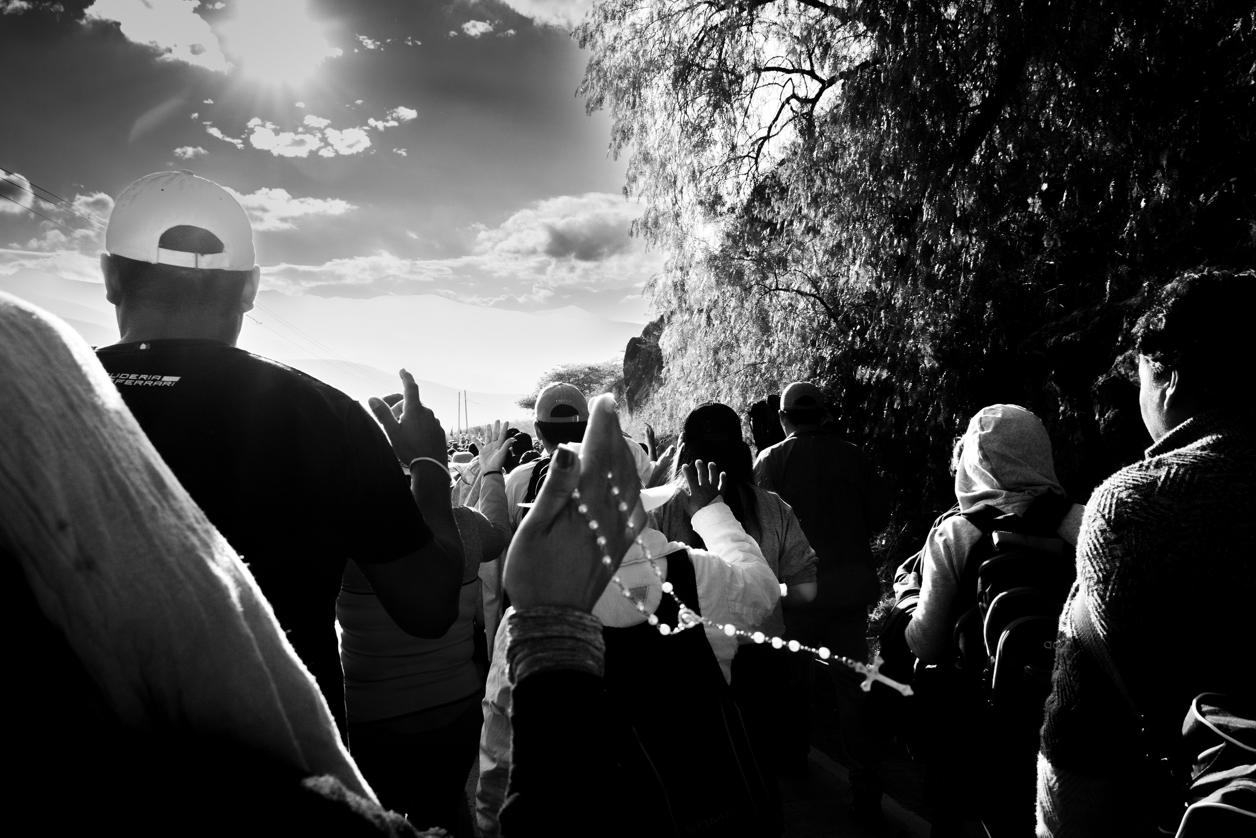 Rosario en mano. San Pedro de la Bendita, Loja. ©2019