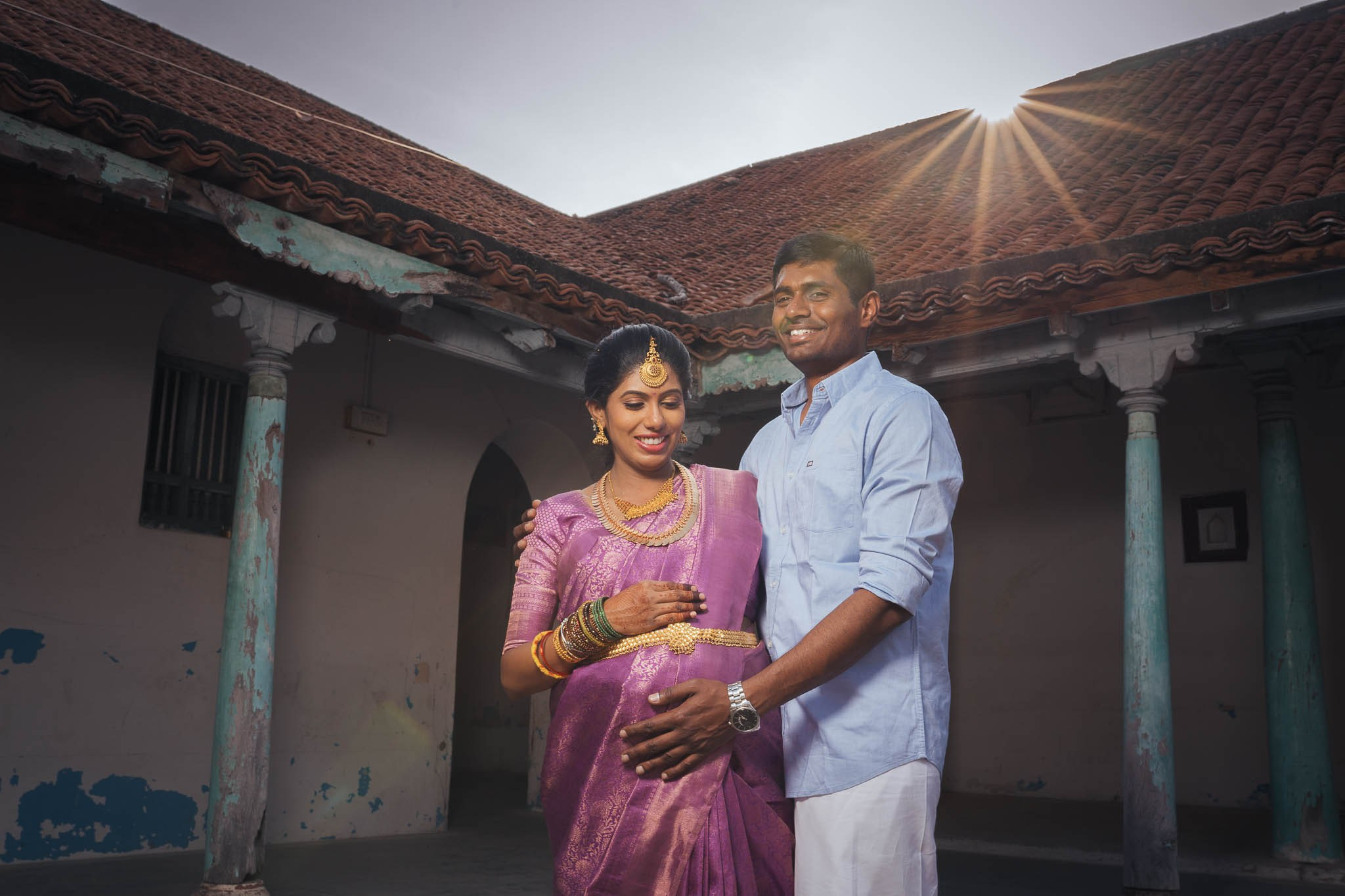 Traditional maternity portraits | Erode, India