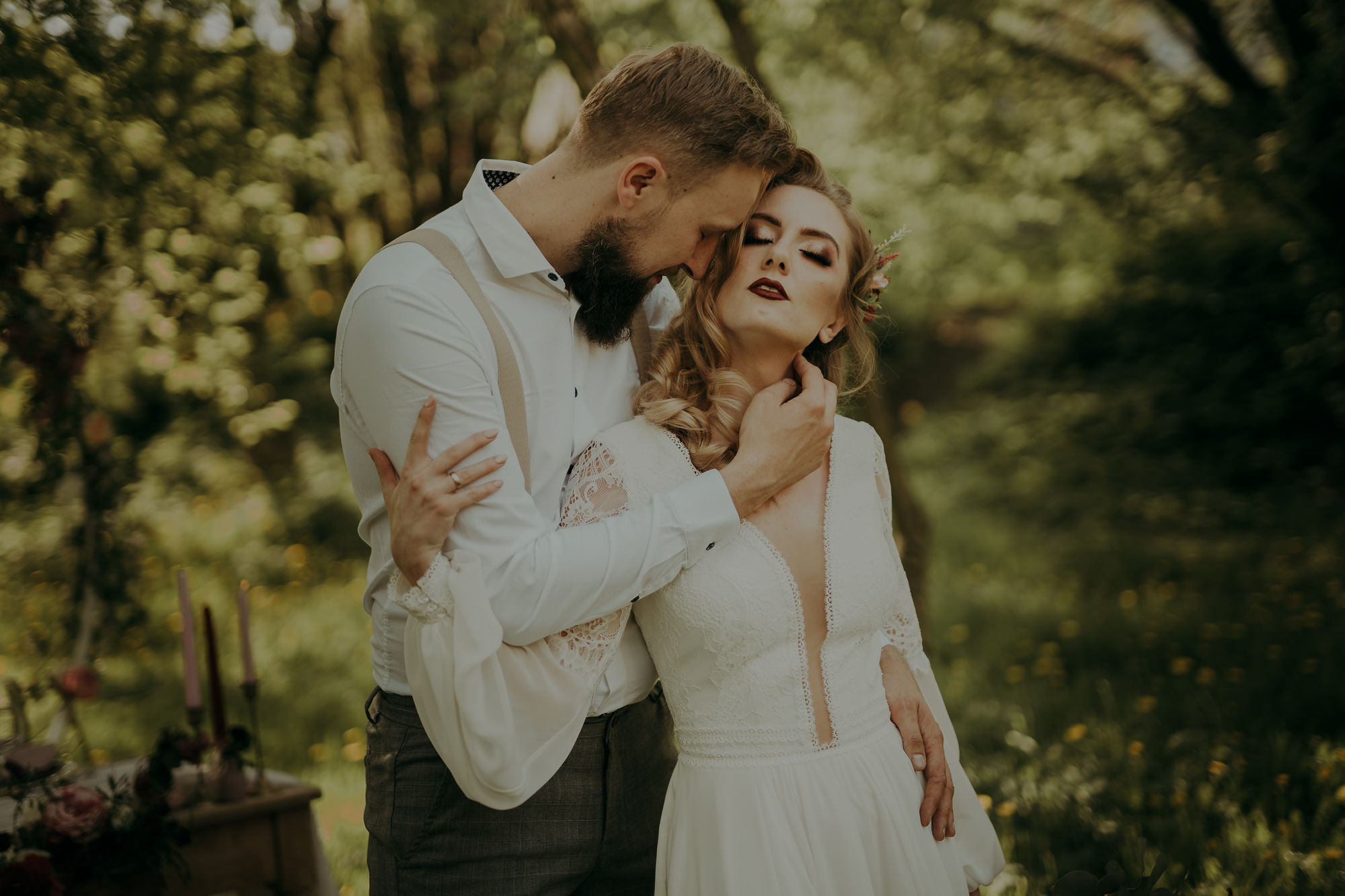 Sesja stylizowana w Wiśniowym Sadzie. Karkowskafoto - fotografia miłości