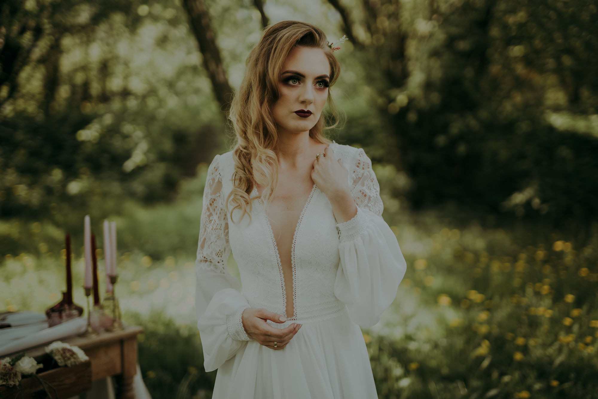 Sesja stylizowana w Wiśniowym Sadzie. Karkowskafoto - fotografia miłości