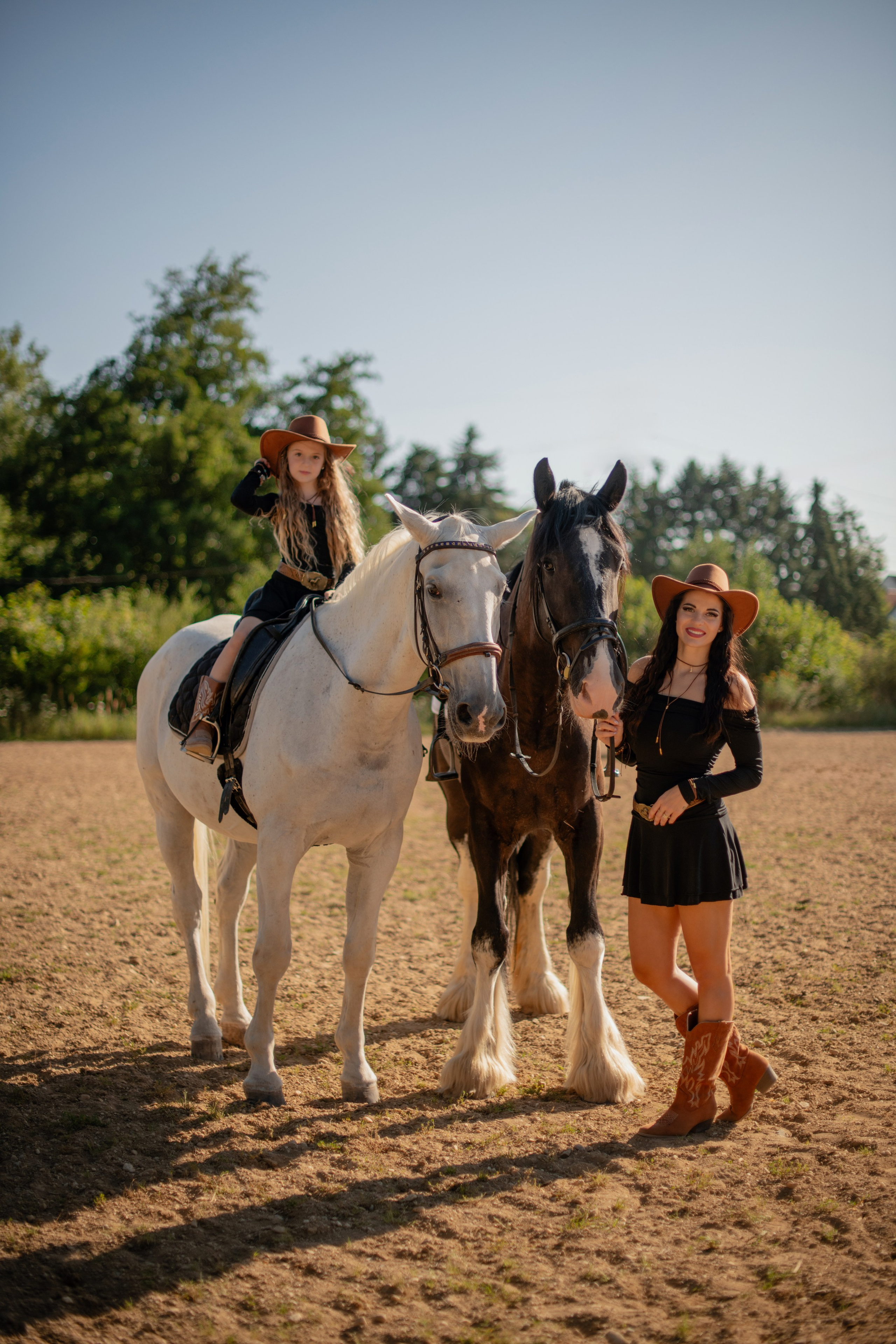 Barbora & Baruška. Focení s koňmi. Profesionální fotografka v Praze Anastasia Haritonova