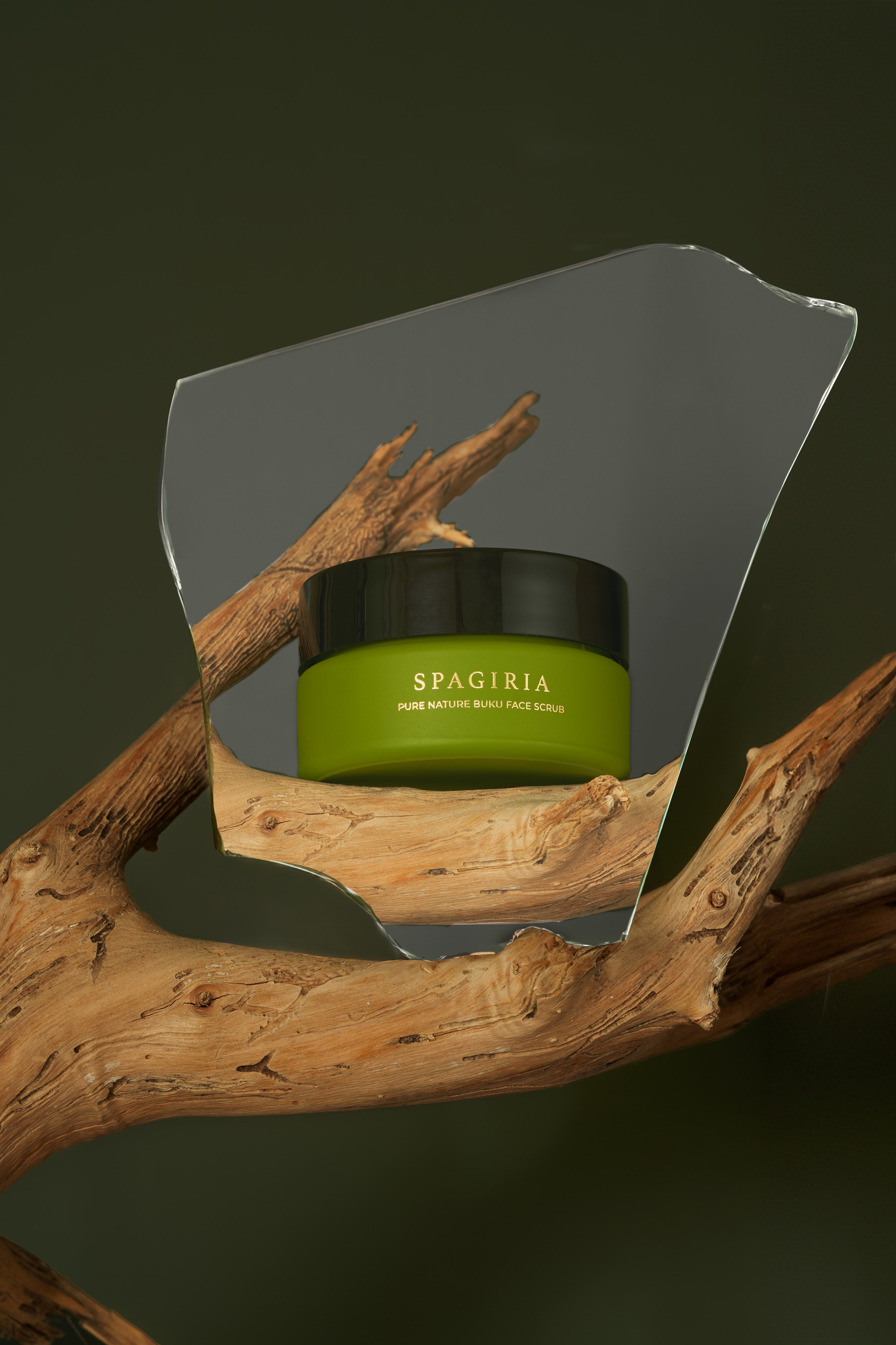 Close-up of high-end skincare products