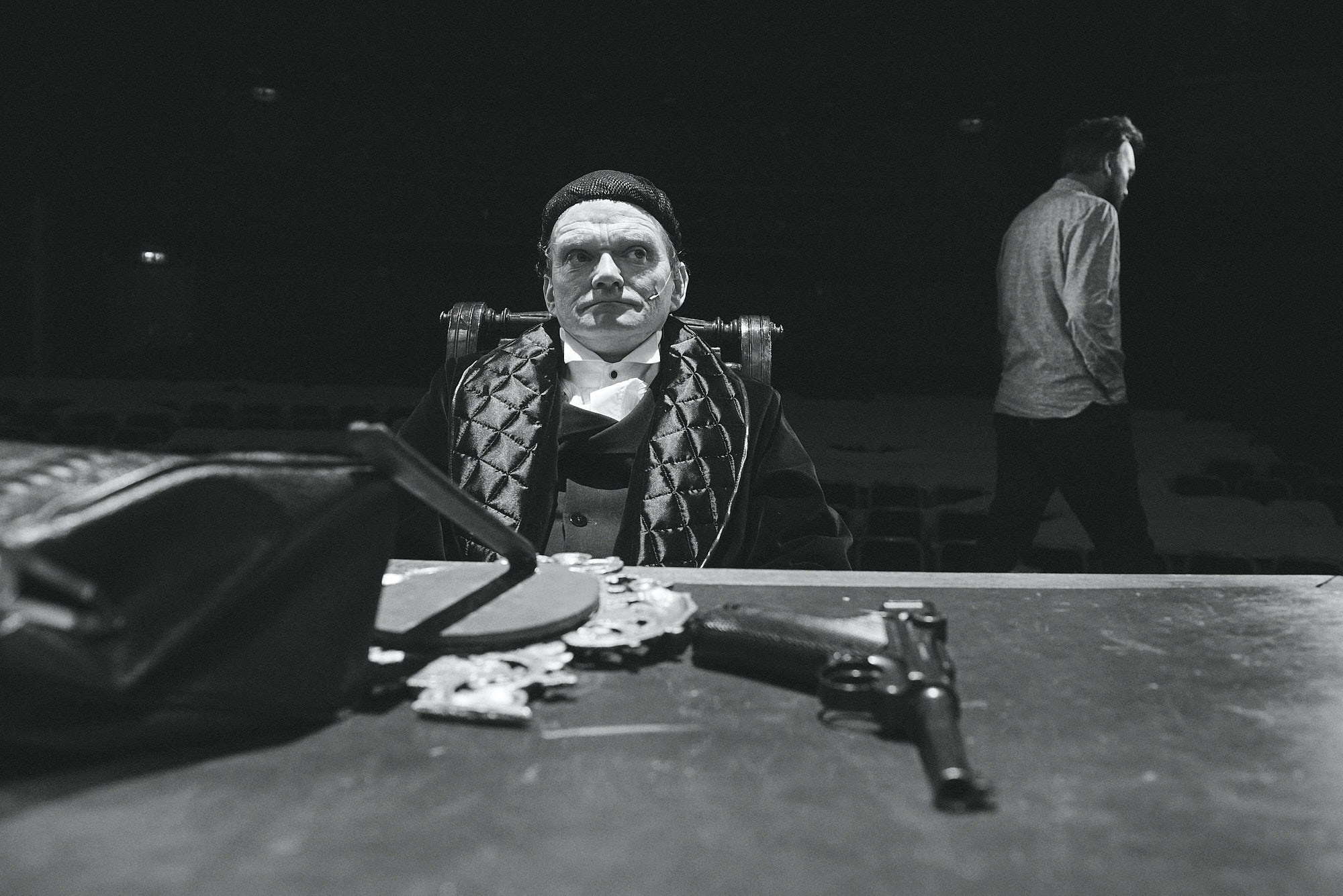 "Six Sherlocks", dir. Sergey Golomazov, © Mikhail Chekhov Riga Russian Theatre