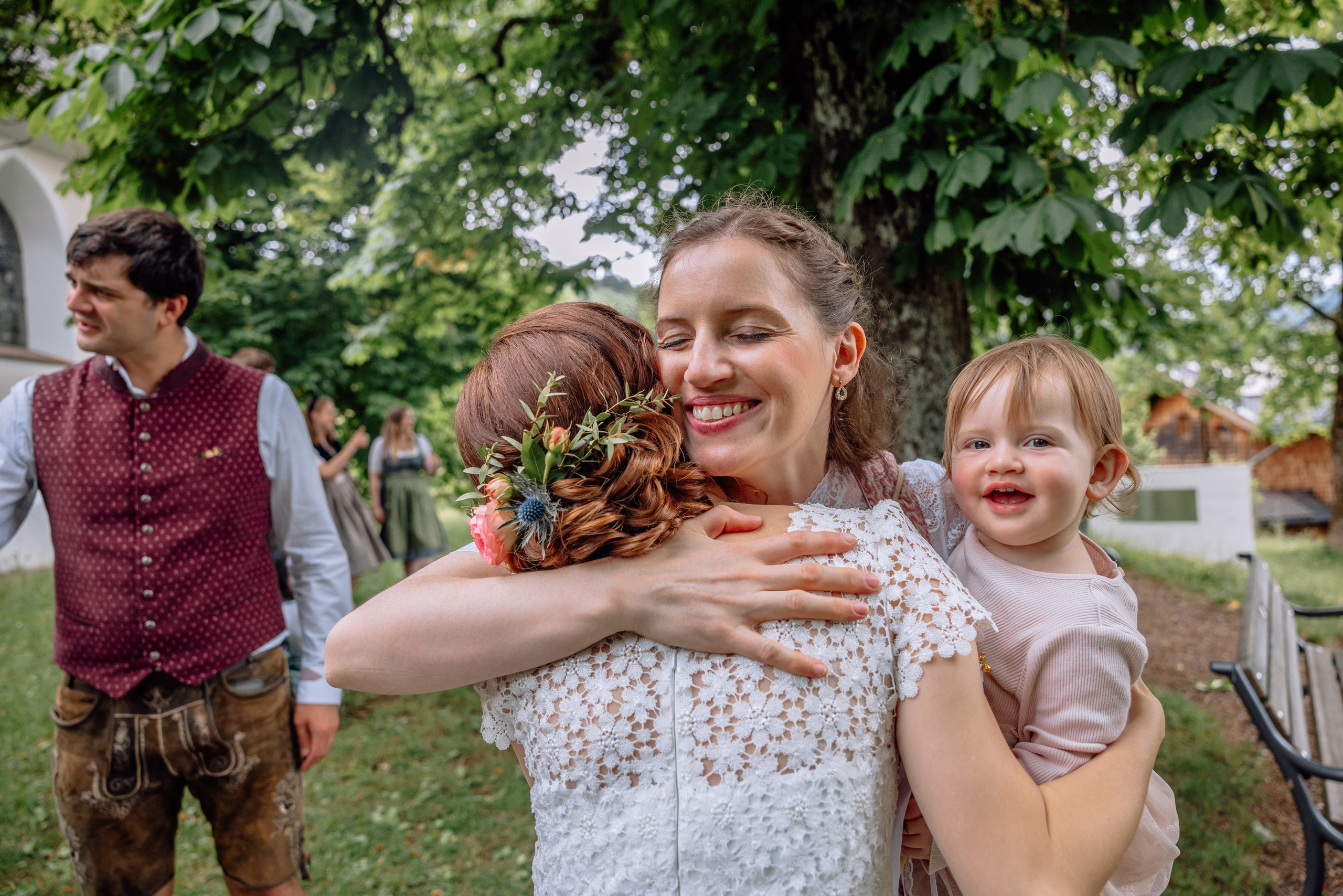 Traumhochzeit am Schliersee. Hochzeitsfotograf München Taufe Familienfotograf Tanja Mauke