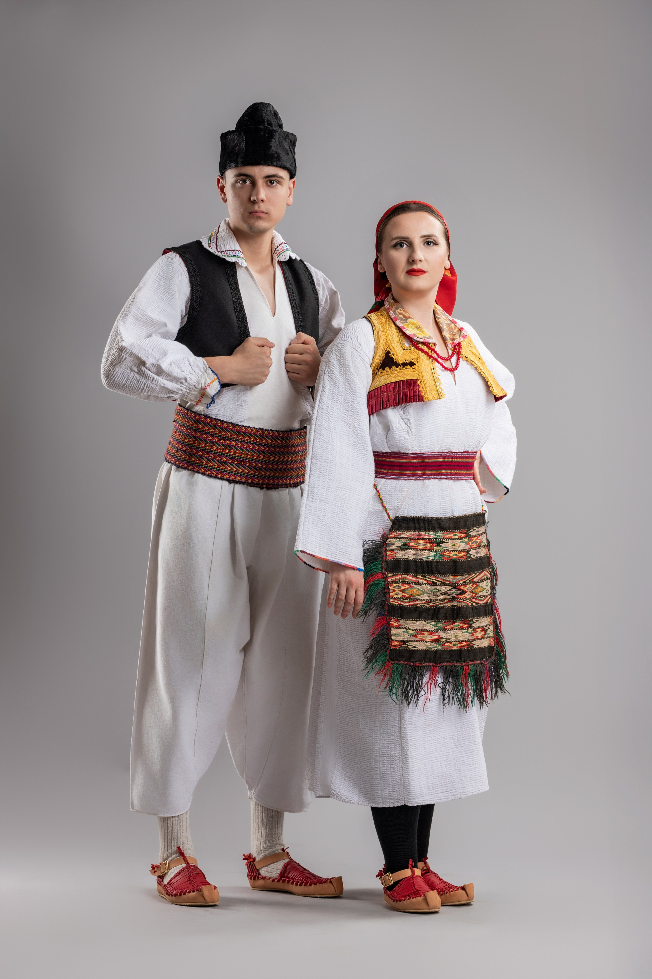 Traditional costumes of Bosnia and Herzegovina – a rich gallery of folk attire, colors, and details representing the country’s diverse cultural heritage. The images highlight handmade embroidery, fabrics, and patterns that preserve the spirit of tradition through generations.