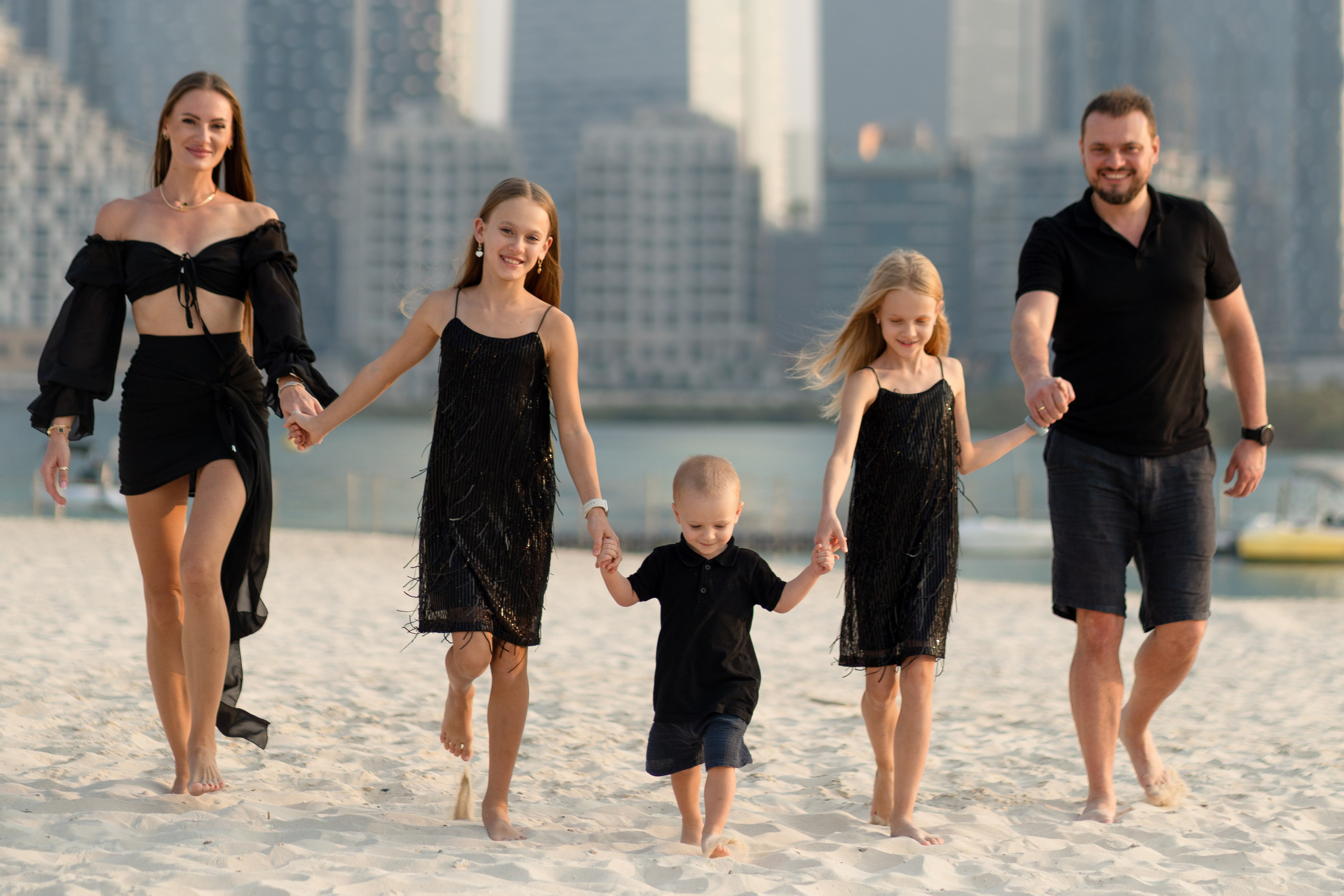 Фотосессия на пляже Reem Central Park/ Reem island Abu Dhabi. Фотограф в Абу Даби Марина