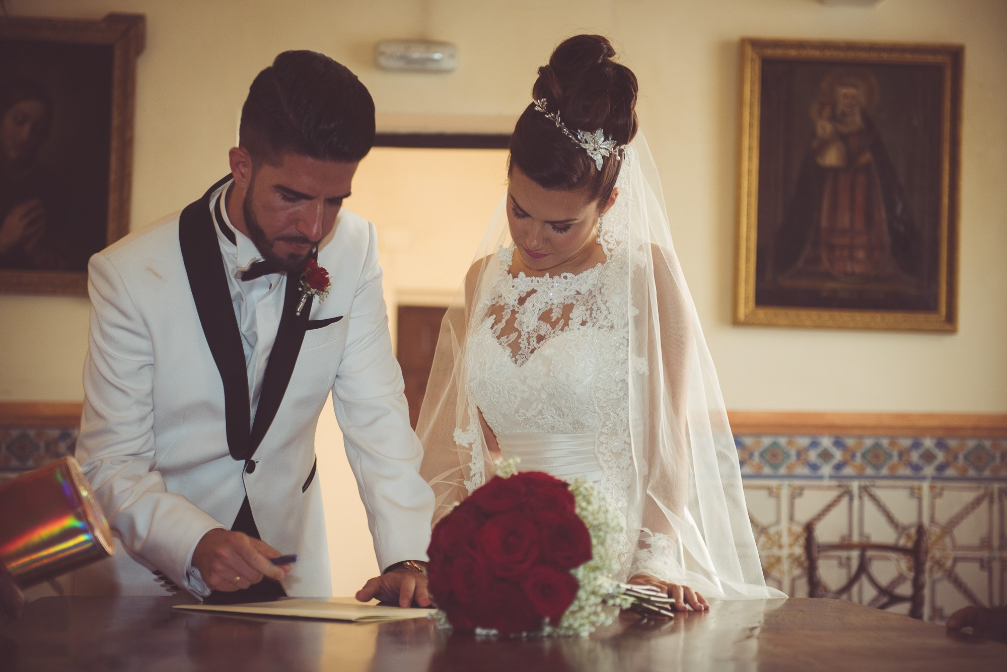 Boda de Héctor y Sheila · Templo del Salvador, Requena · Javier Poveda