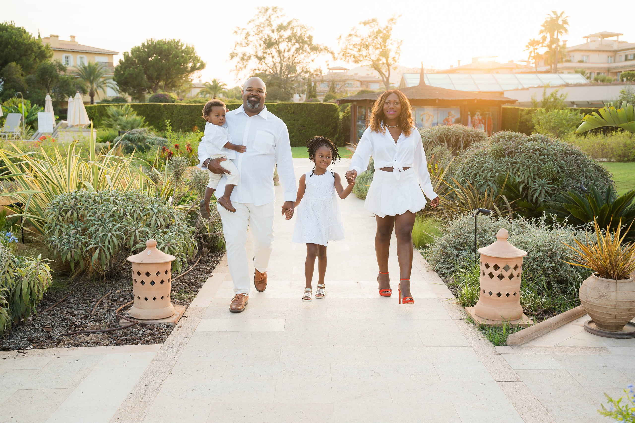 Happy Family Portraits at St. Regis Mardavall in Mallorca