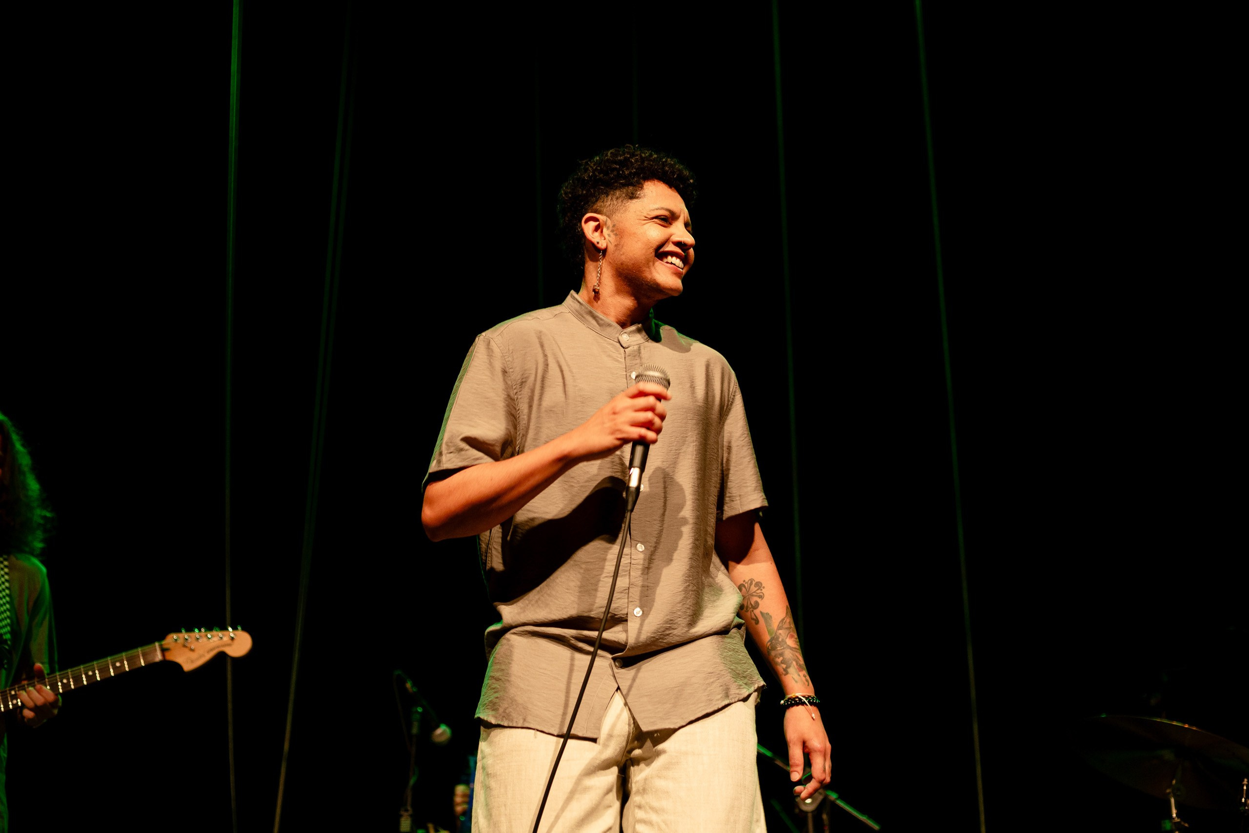 Fotografia de recital de formatura do Conservatório de Música de Itajaí — Santa Catarina