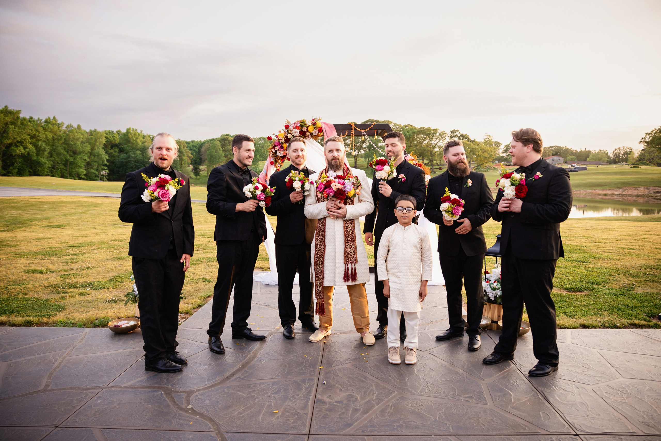 Daniel’s and Ruchi Fusion Wedding Celebration at The Venue At Rose Spring Farm. Wedding and portrait photography in Greenville SC