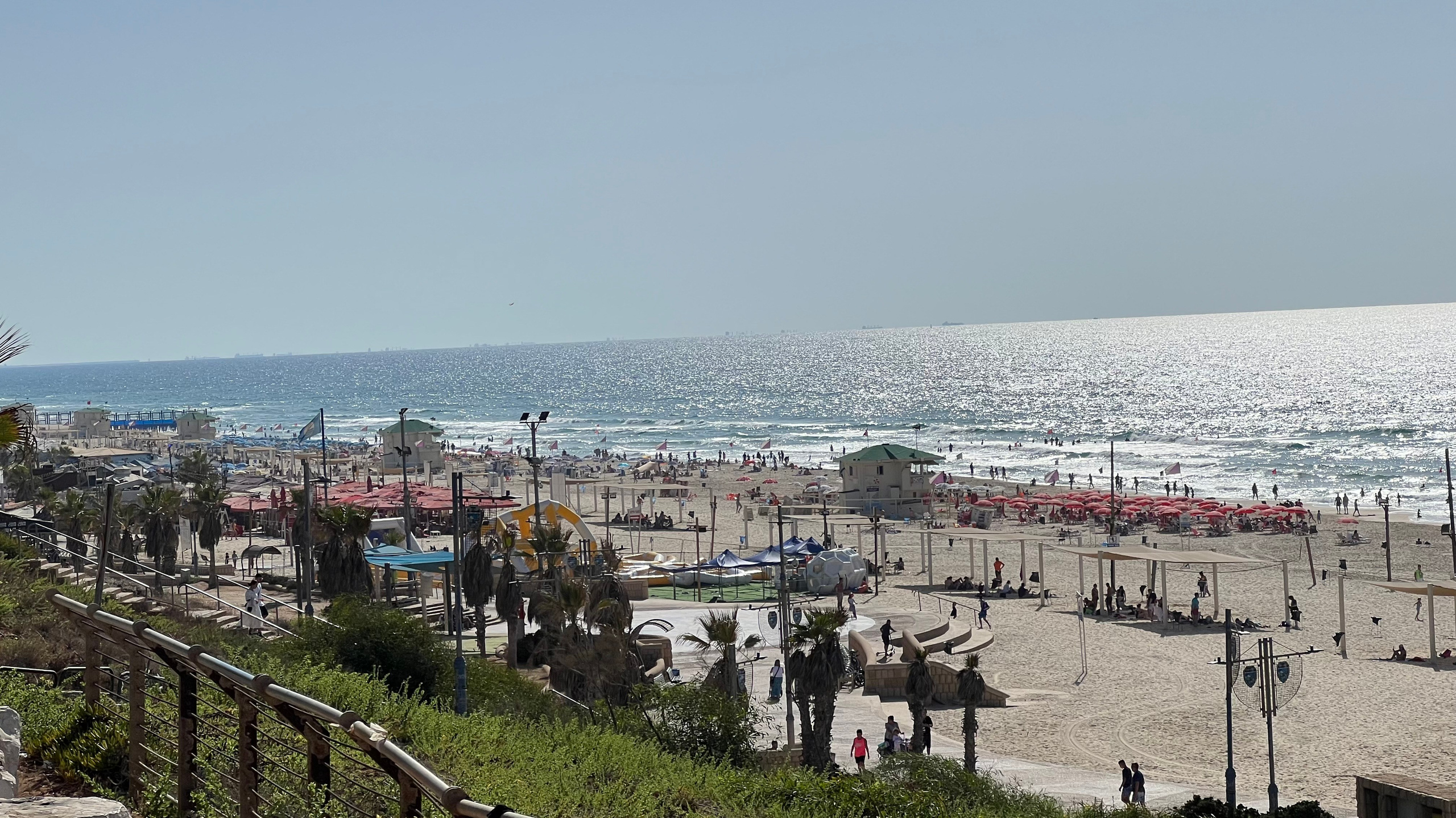 The beach in Rishon Lezion