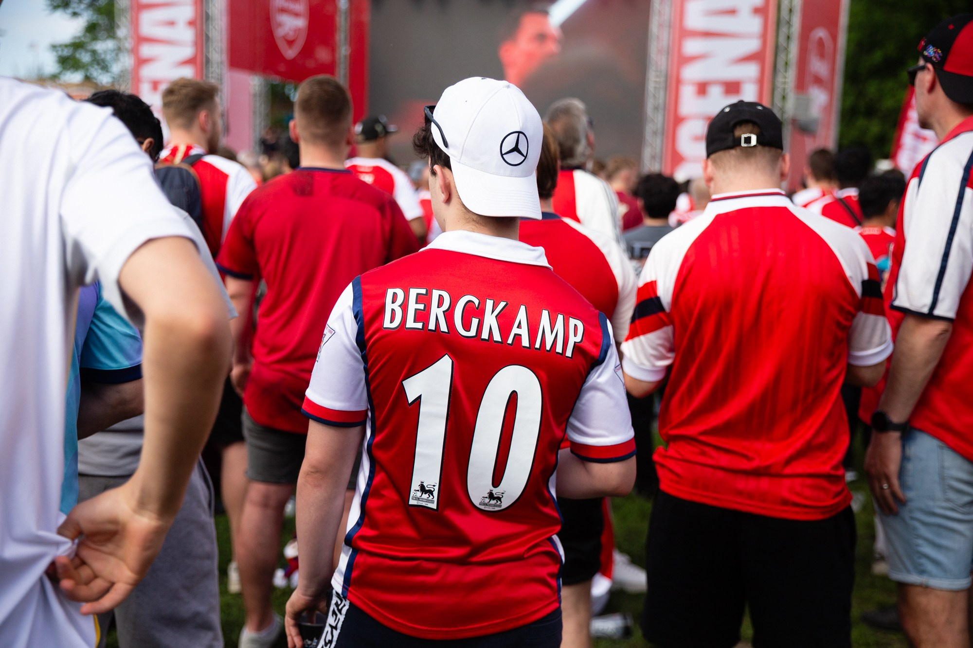 UEFA Champions League Final. Arsenal vs PSG. Budapest 2026. Arsenal Fan Zone. Photographer in Budapest — Yura Knyazev
