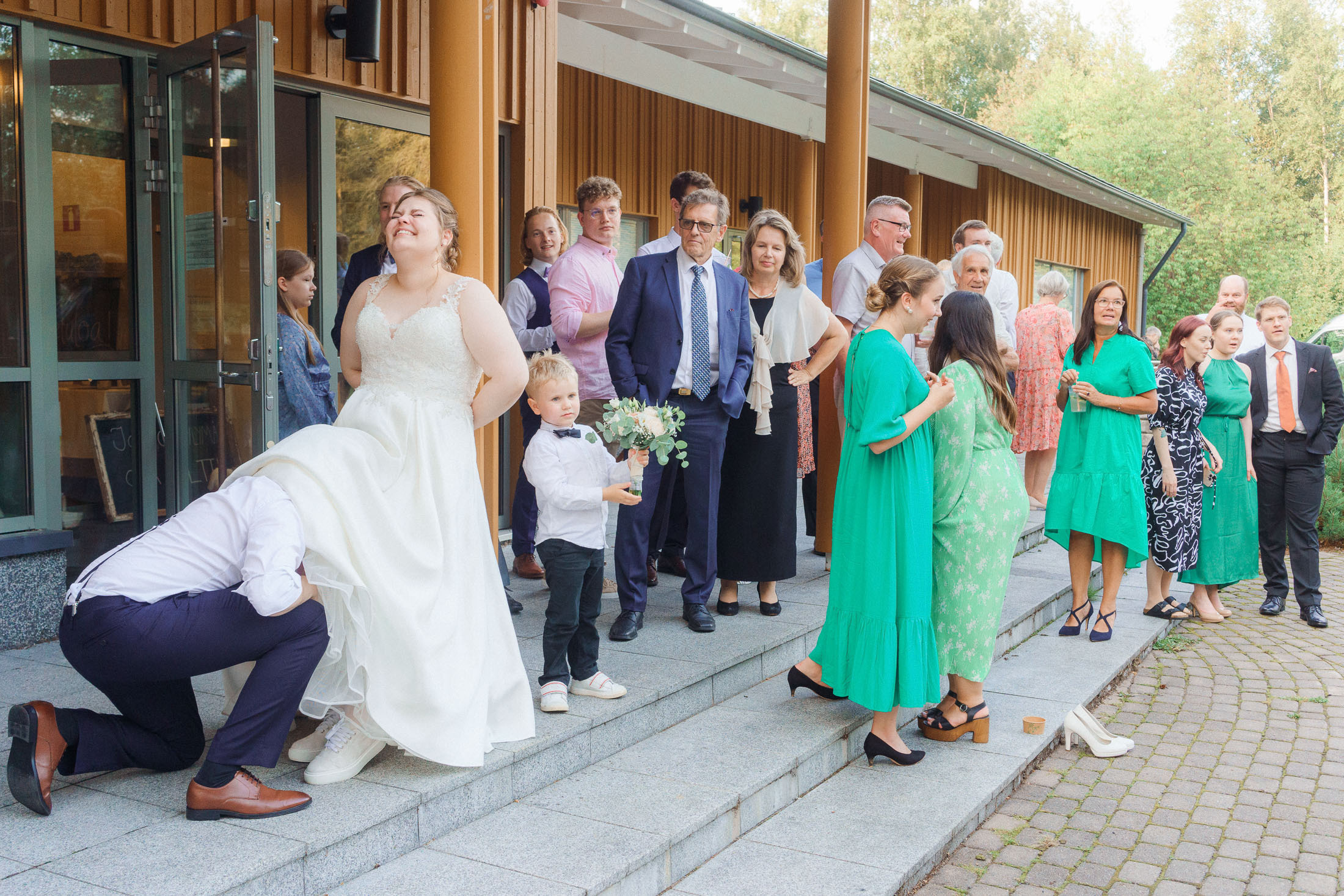 Charlotta ja Dennis, dokumentaarinen hääkuvaus Seinäjoki