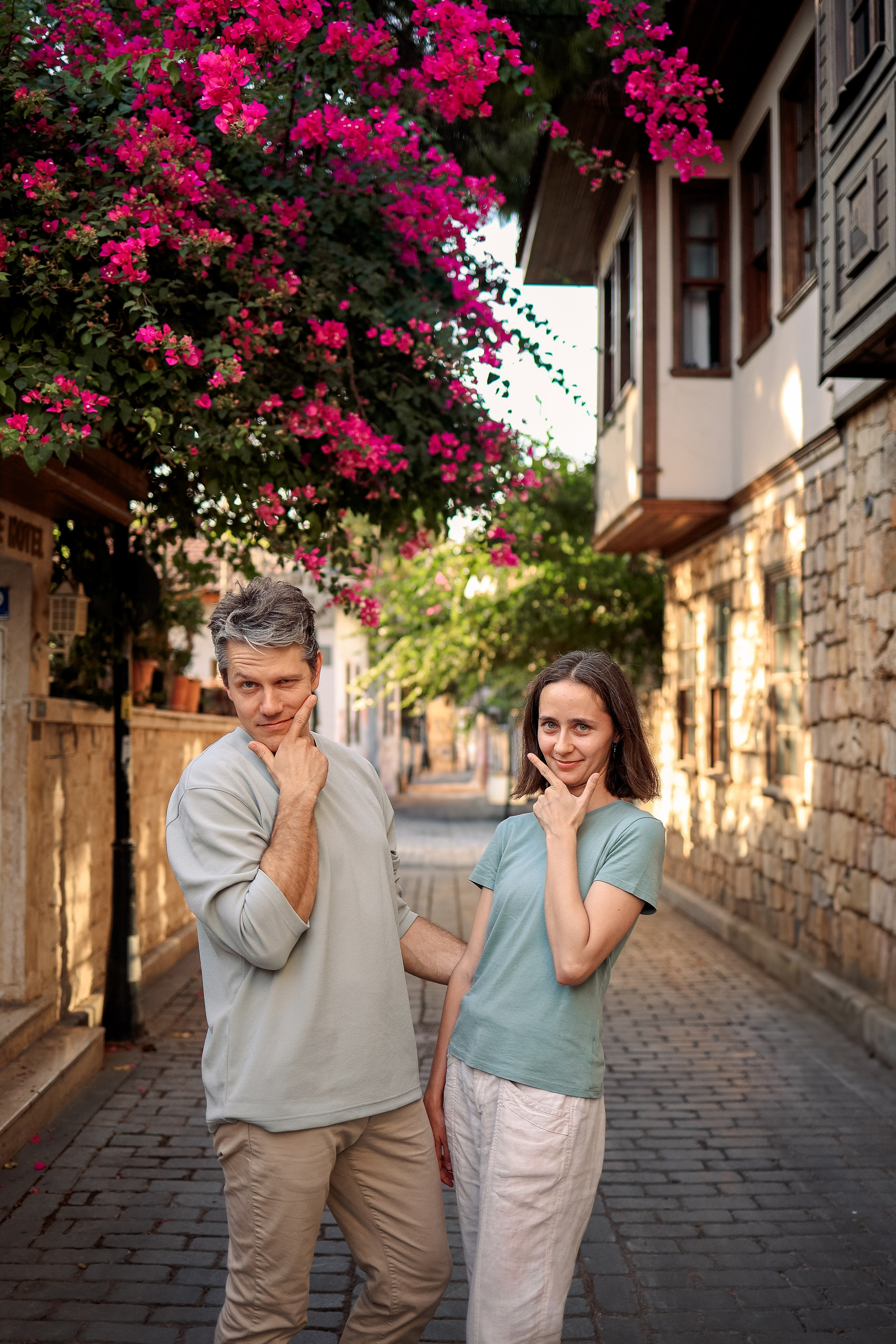 Photoshooting in old town of Antalya. Photographer in Turkey, Antalya, Kemer, Belek, Side, Kas, Fethiye