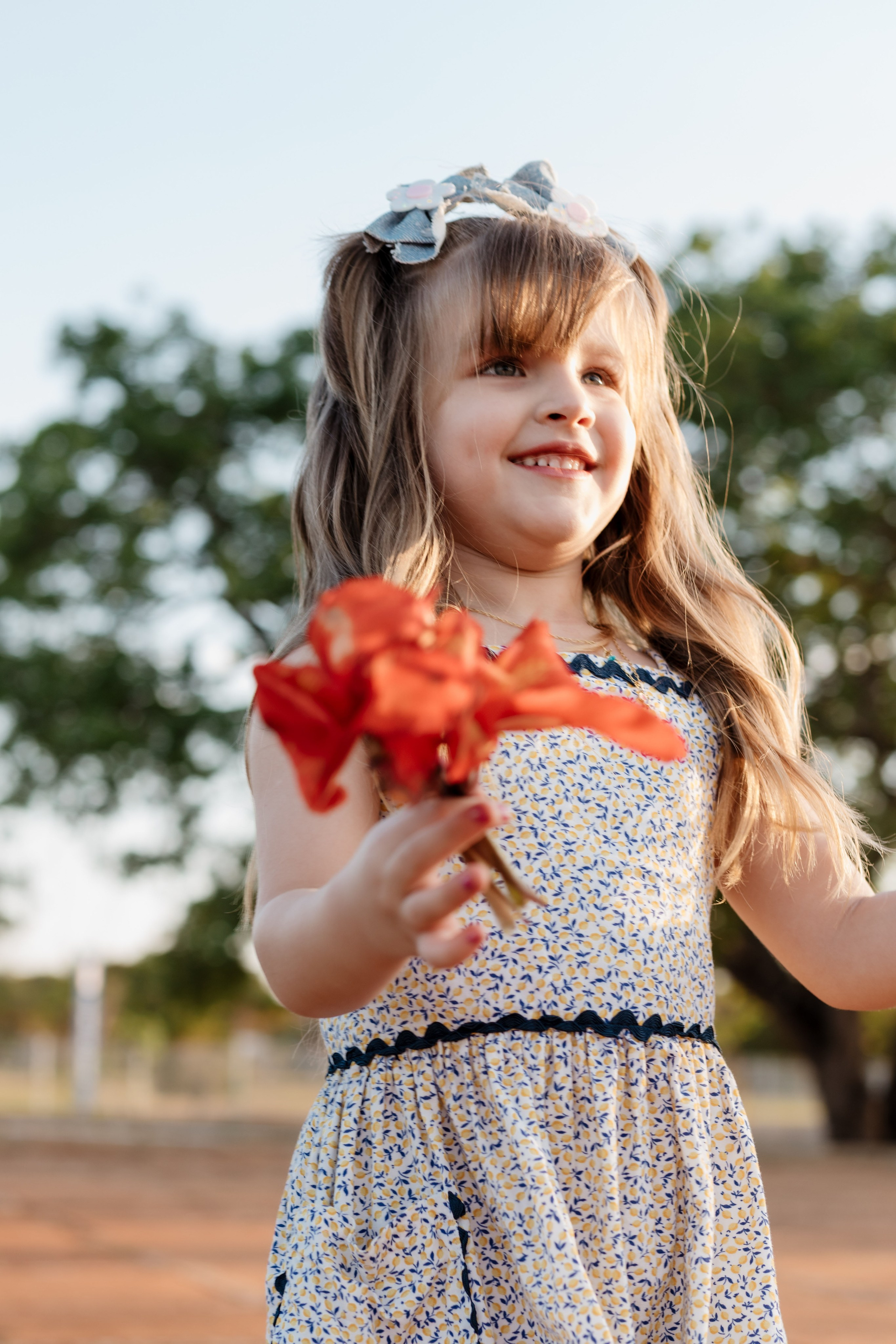 Fotografia espontânea de família ao ar livre