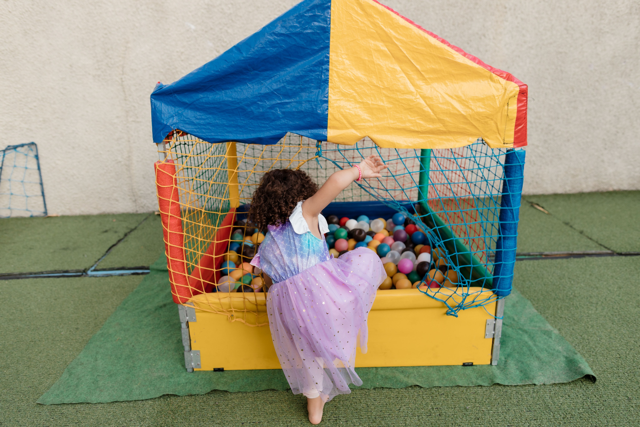 Momentos espontâneos da festa infantil