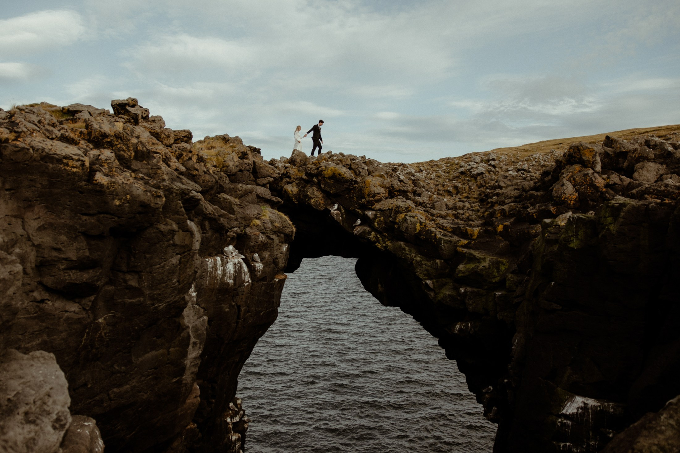 Iceland elopement at Budir Black Church | Snæfellsnes wedding by Iceland elopement photographer & videographer. Iceland elopement photographer & videographer