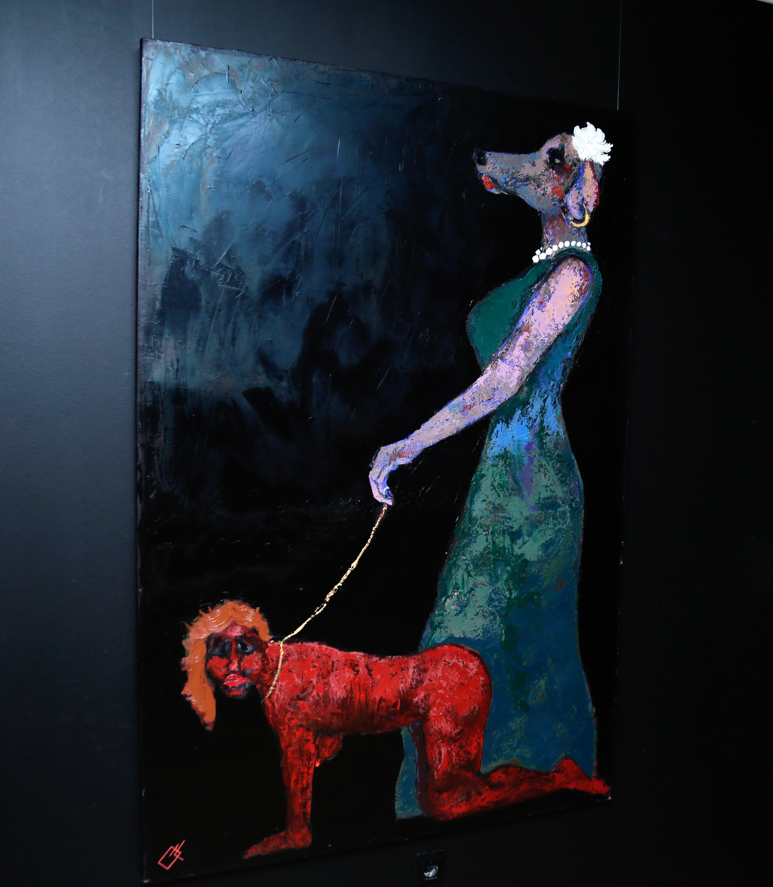 Photo report of “Interpretation” solo exhibition of Kamran Mammadov. KAMRAN MAMMADOV ART