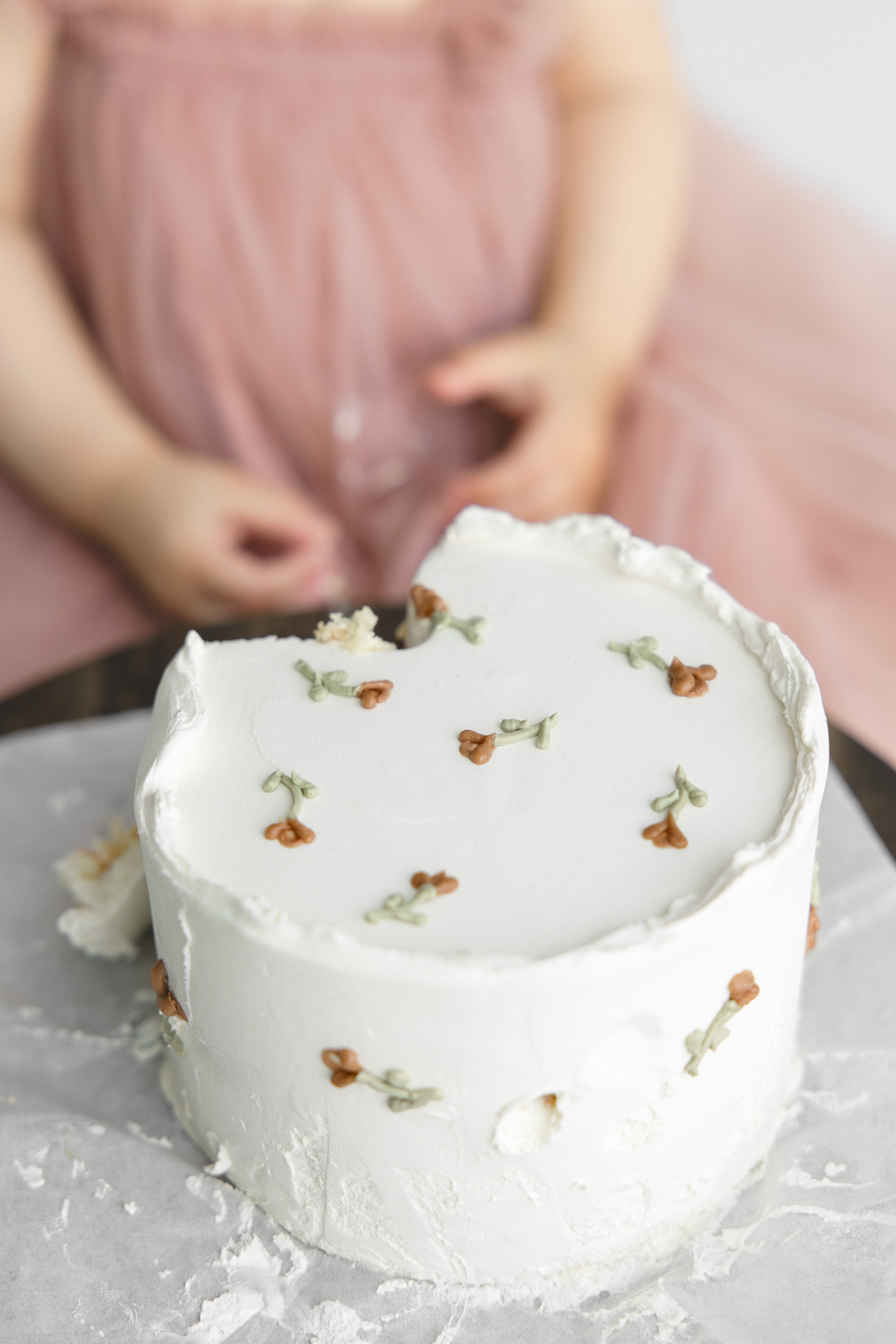 Messy fun cake smash photo shoot