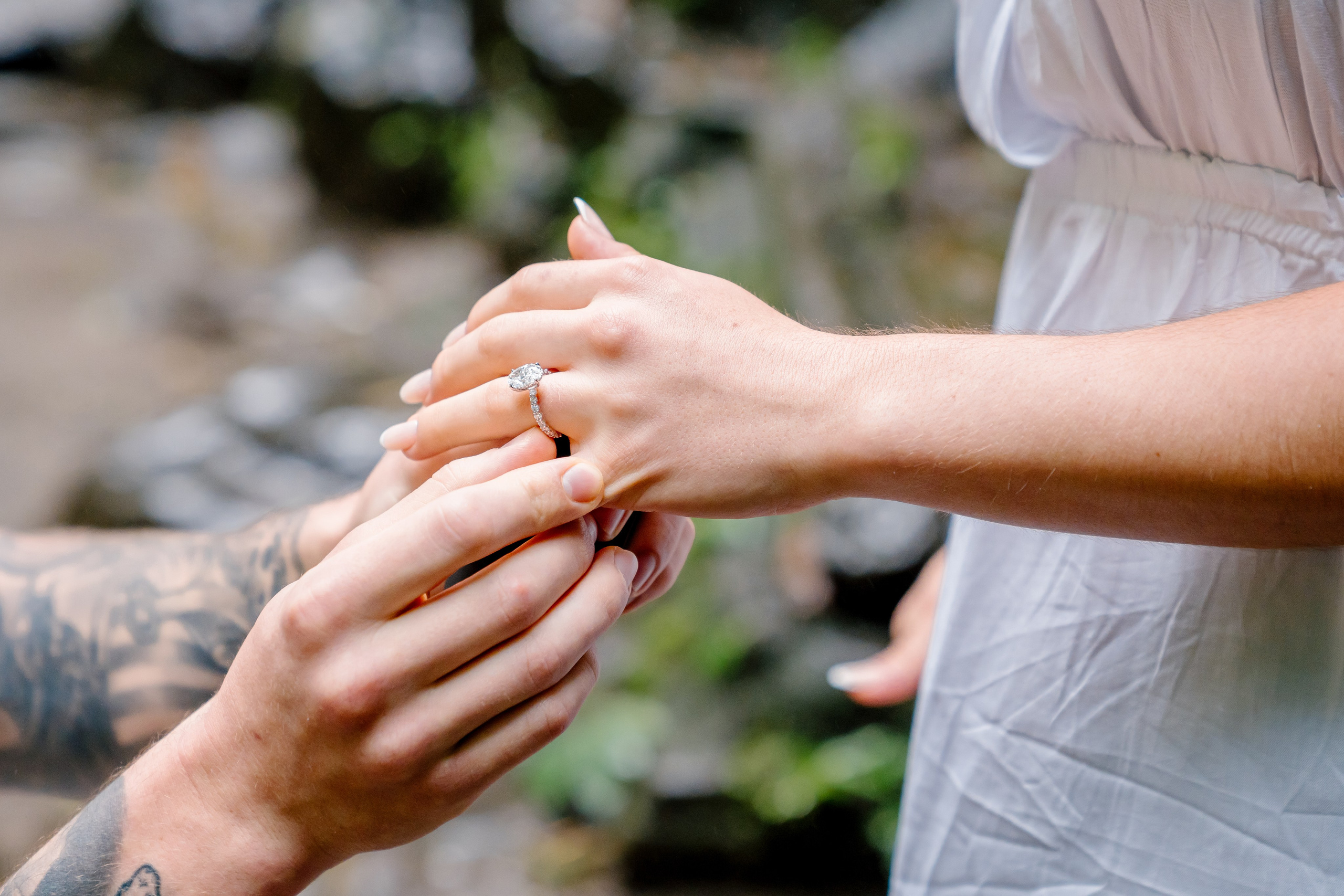 Sureprise marriage proposal. Female Photographer in Bali