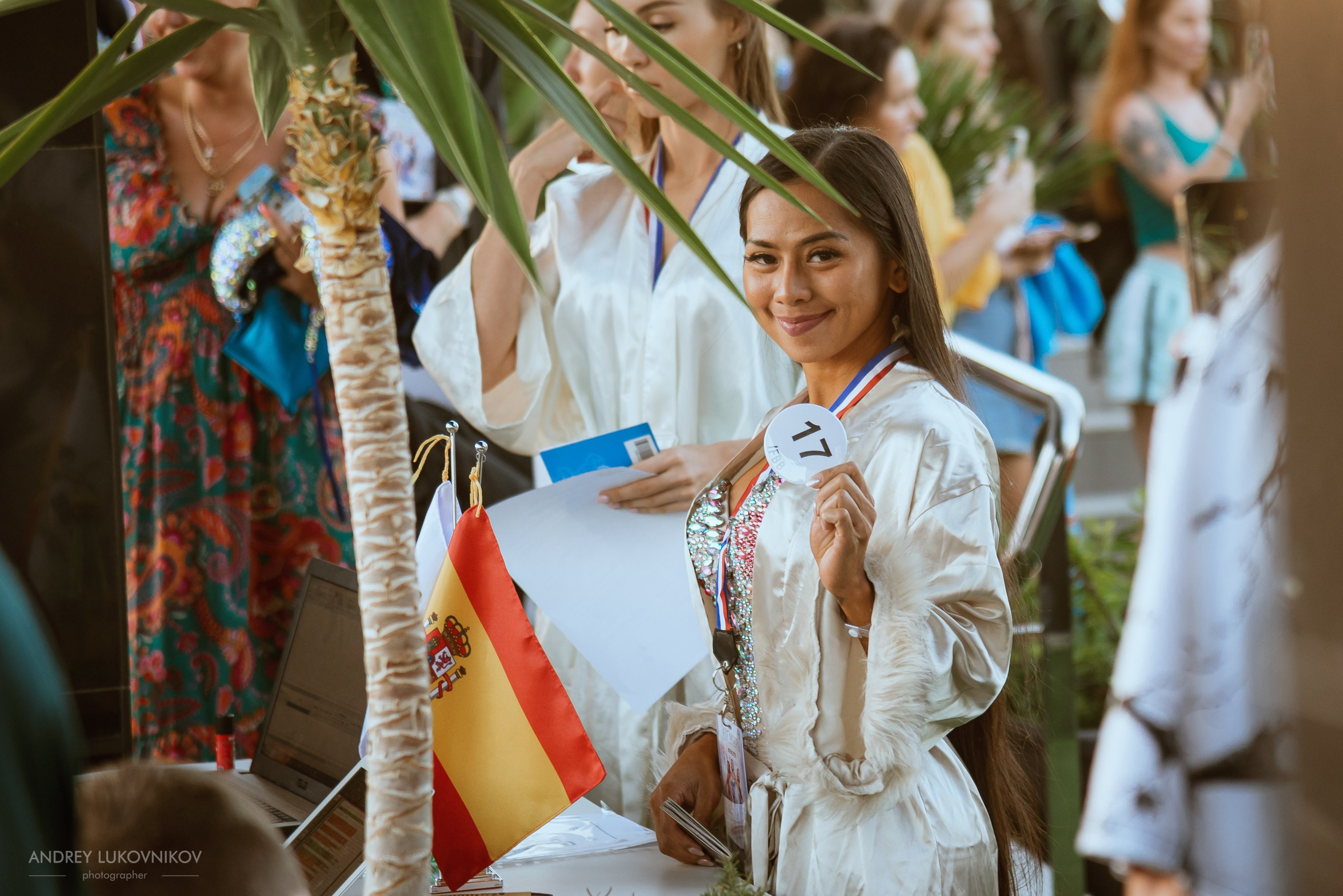 Photoshoot of the IFBB Miss Fit Model Europe 2024 registration in Torrevieja