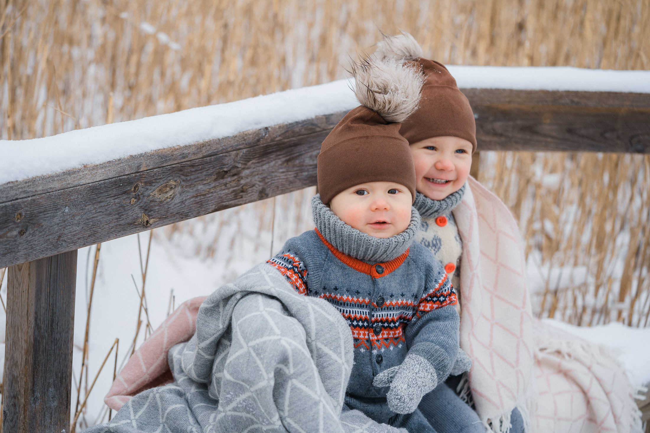 Perhekuvaus mijöössä Laajalahdessa