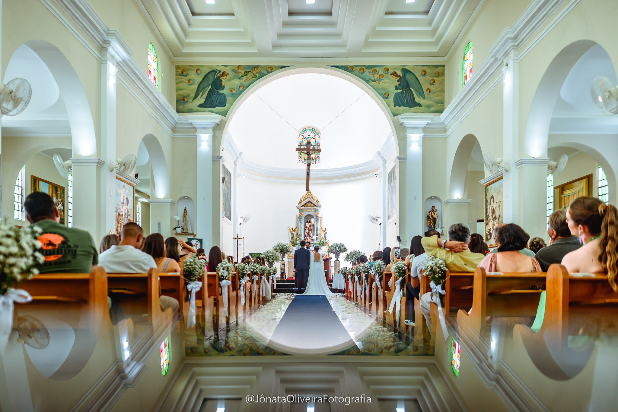 reflexos em festa de casamentos